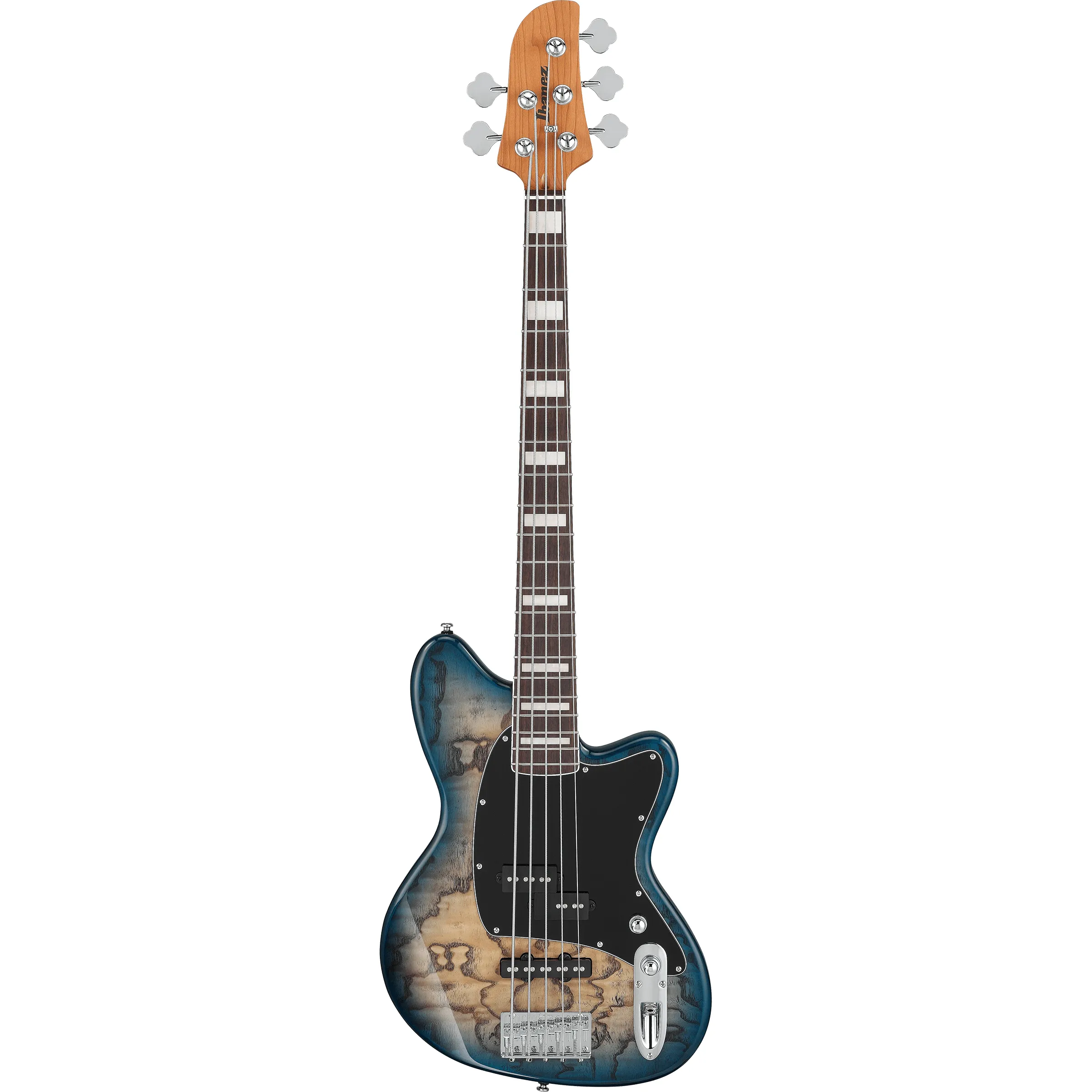 Ibanez TMB405TA Standard Cosmic Blue Starburst front view