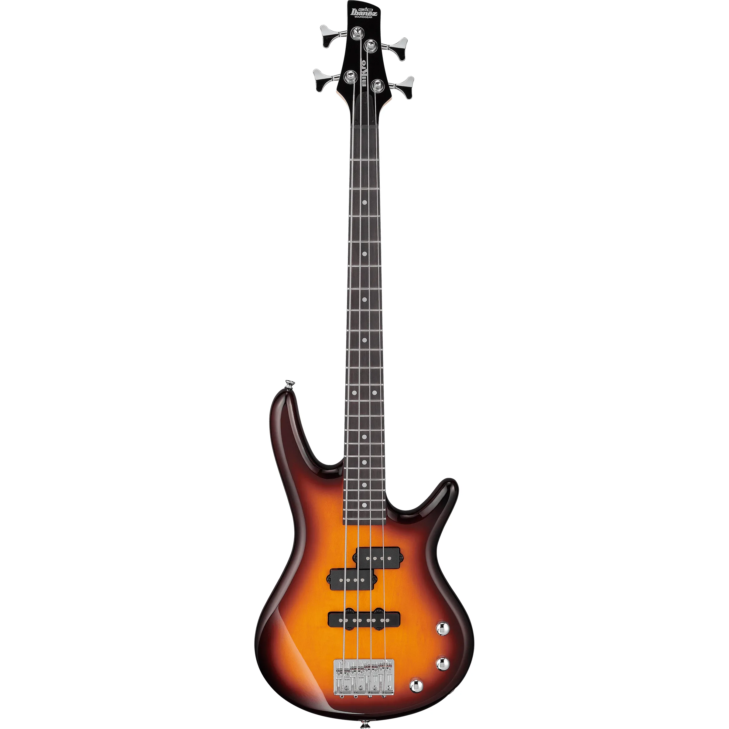 Ibanez GSRM20 miKro Brown Sunburst front view