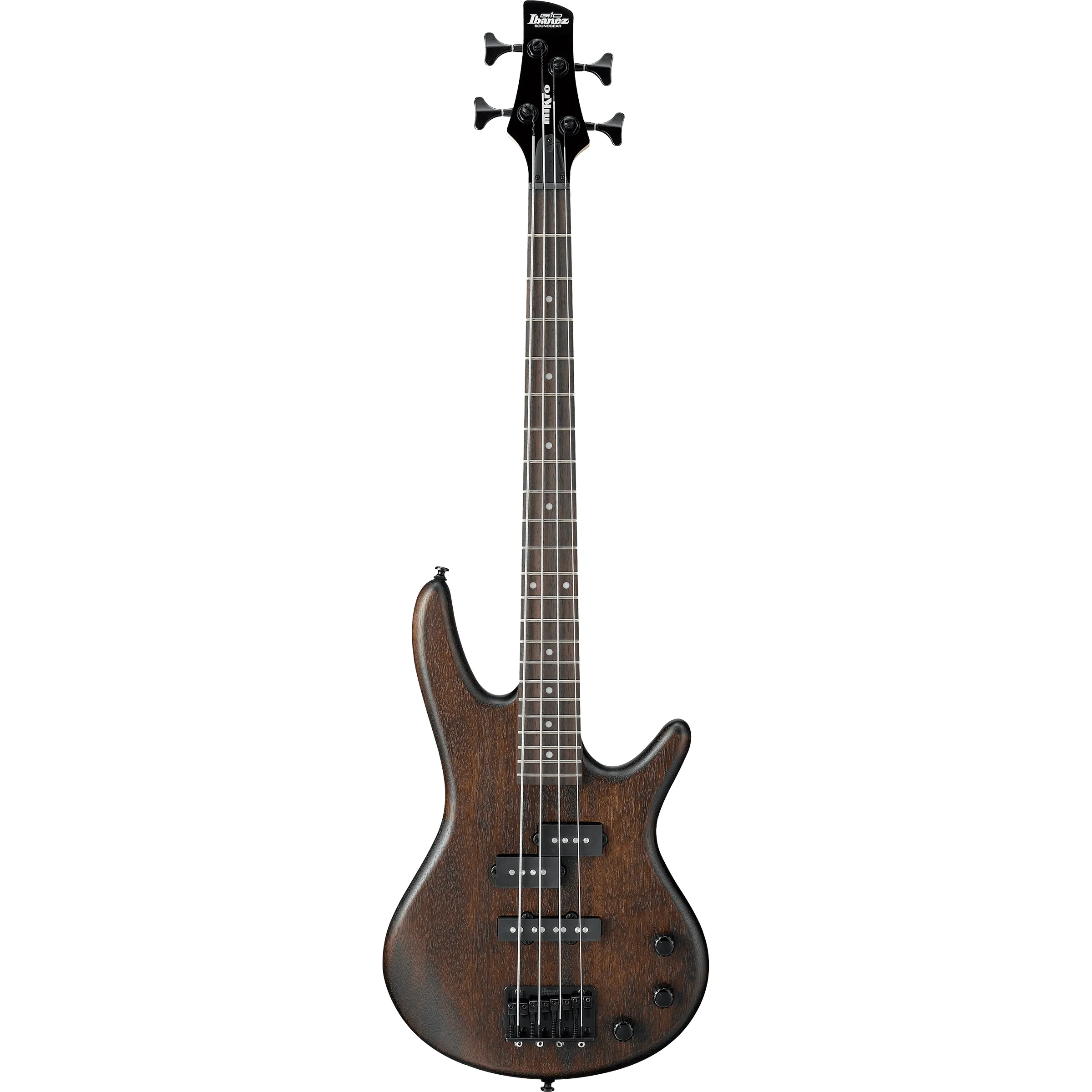 Ibanez GSRM20B miKro Walnut Flat front view