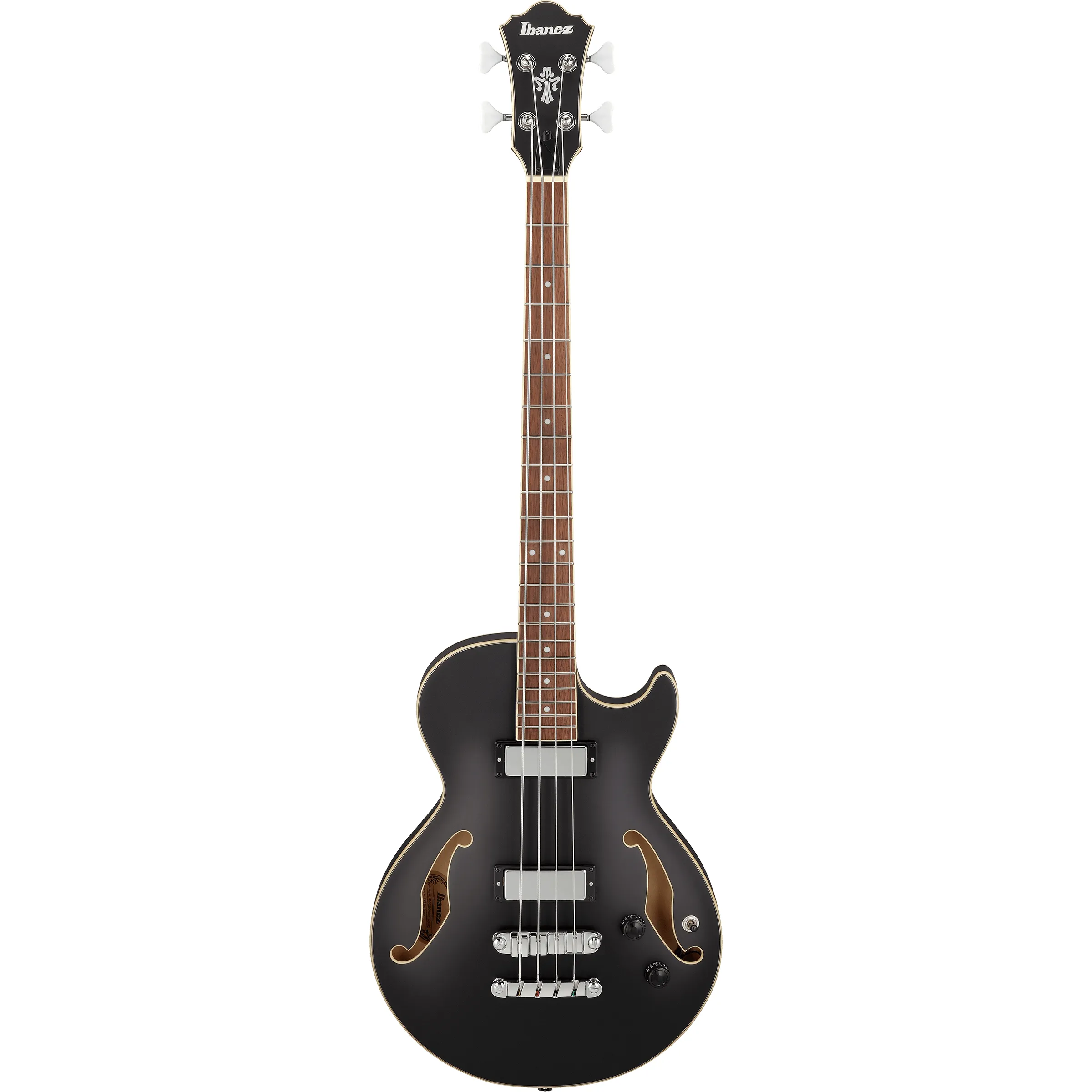 Ibanez AGB200 Black Flat front view