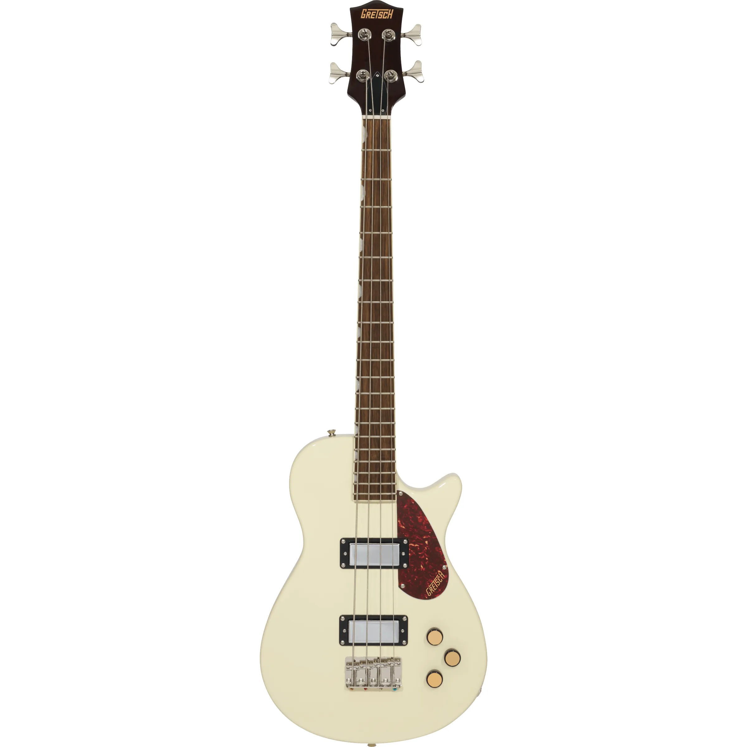 Gretsch Streamliner Jet Club Bass Vintage White front view