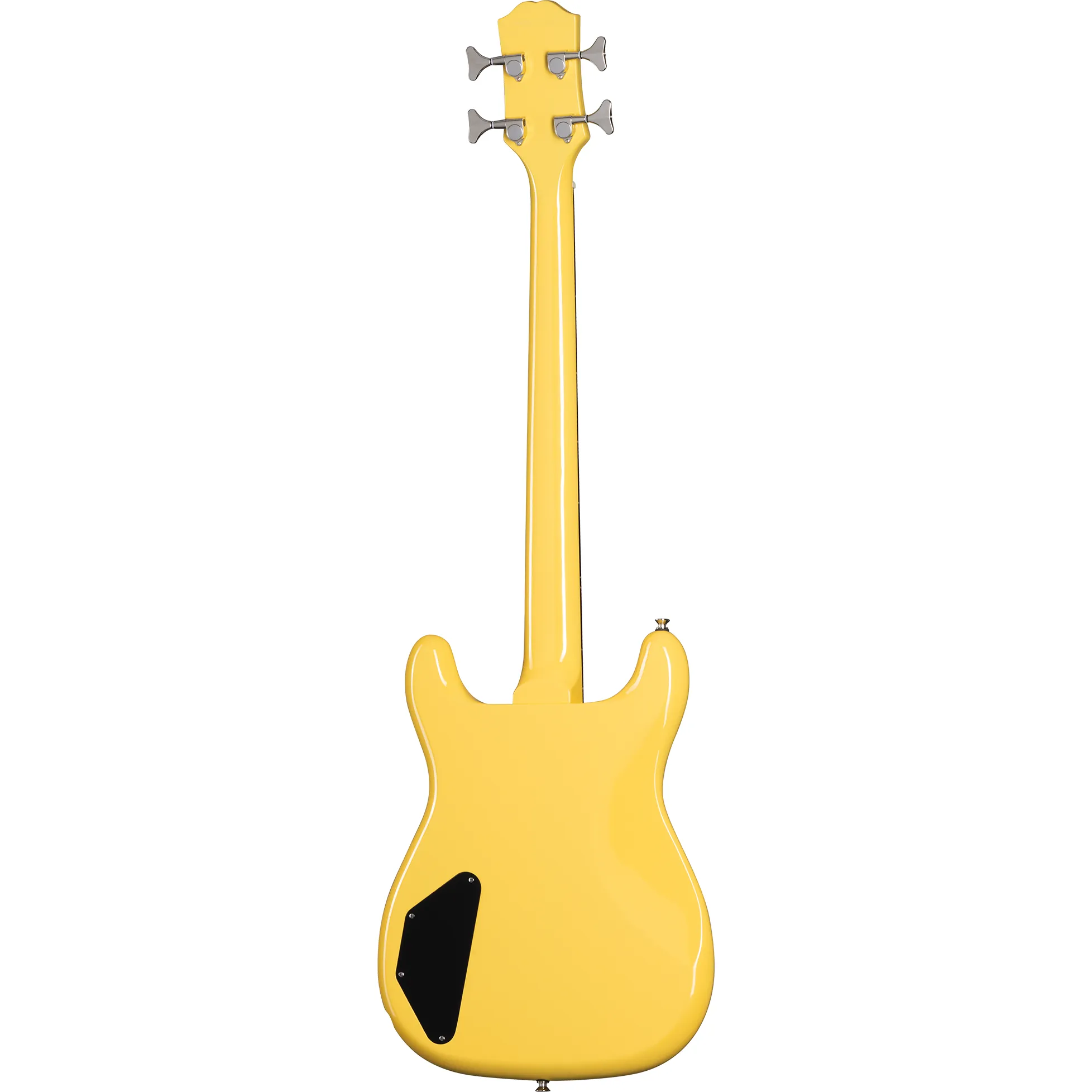 Epiphone Newport Bass Sunset Yellow back view