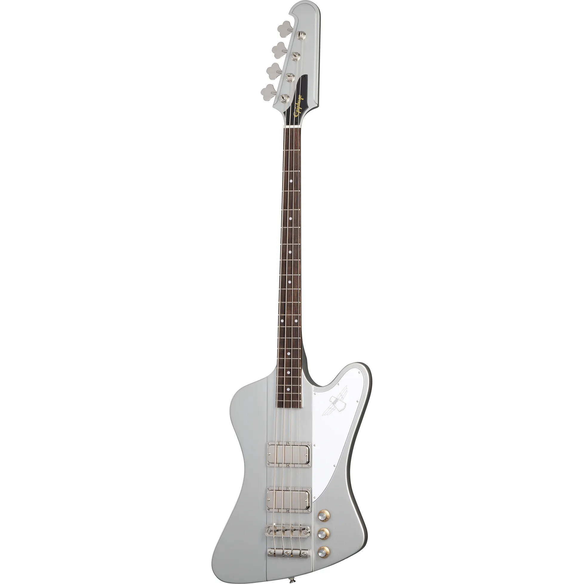 Epiphone Thunderbird 64 Silver Mist front view