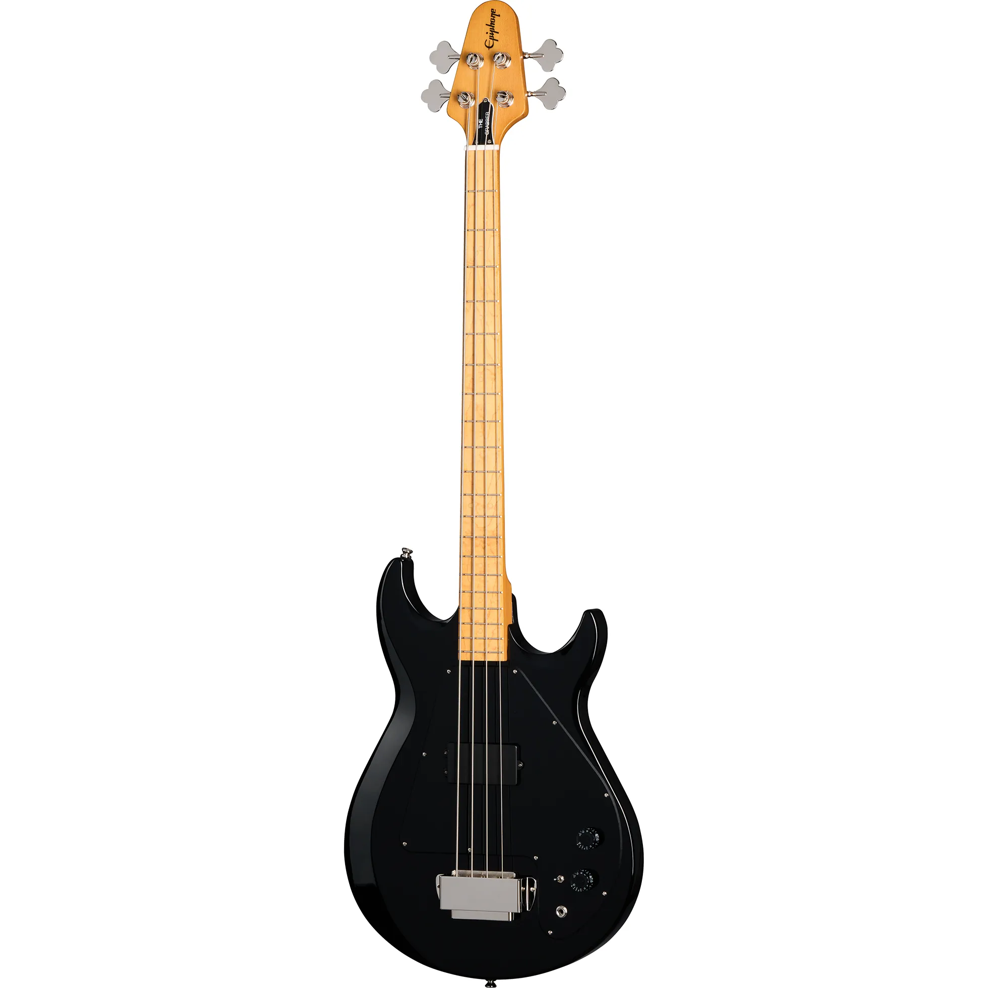 Epiphone Grabber Bass Ebony front view
