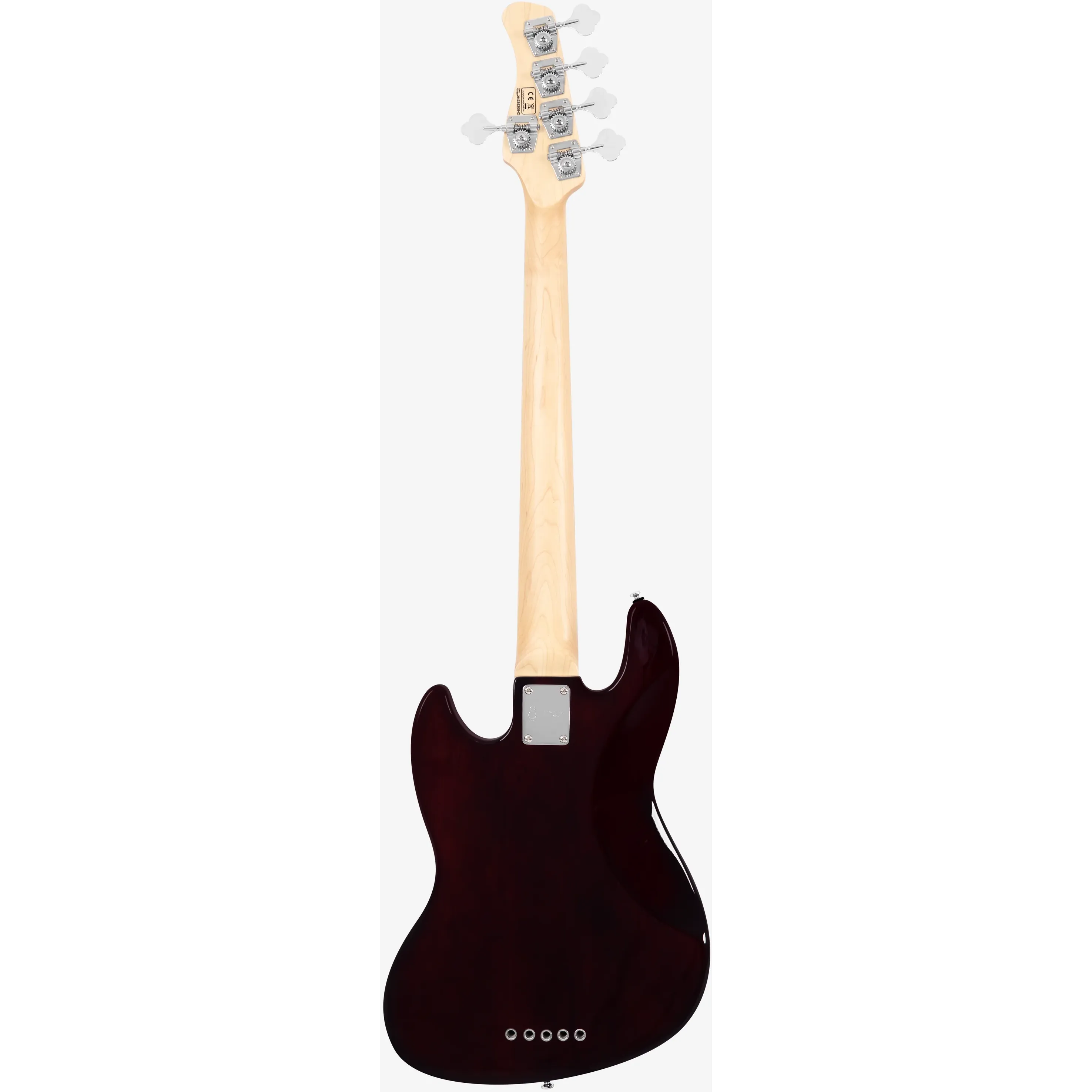 Sire Marcus Miller V3P 5-String Tobacco Sunburst back view