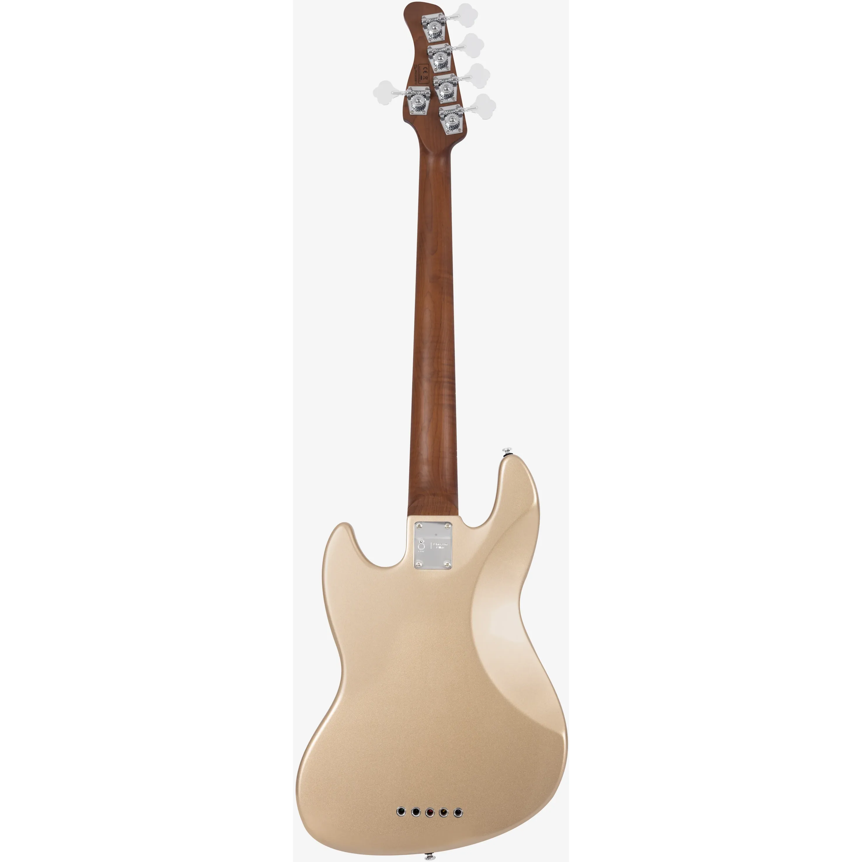 Sire Marcus Miller V5 5-String Champagne Gold Metallic back view