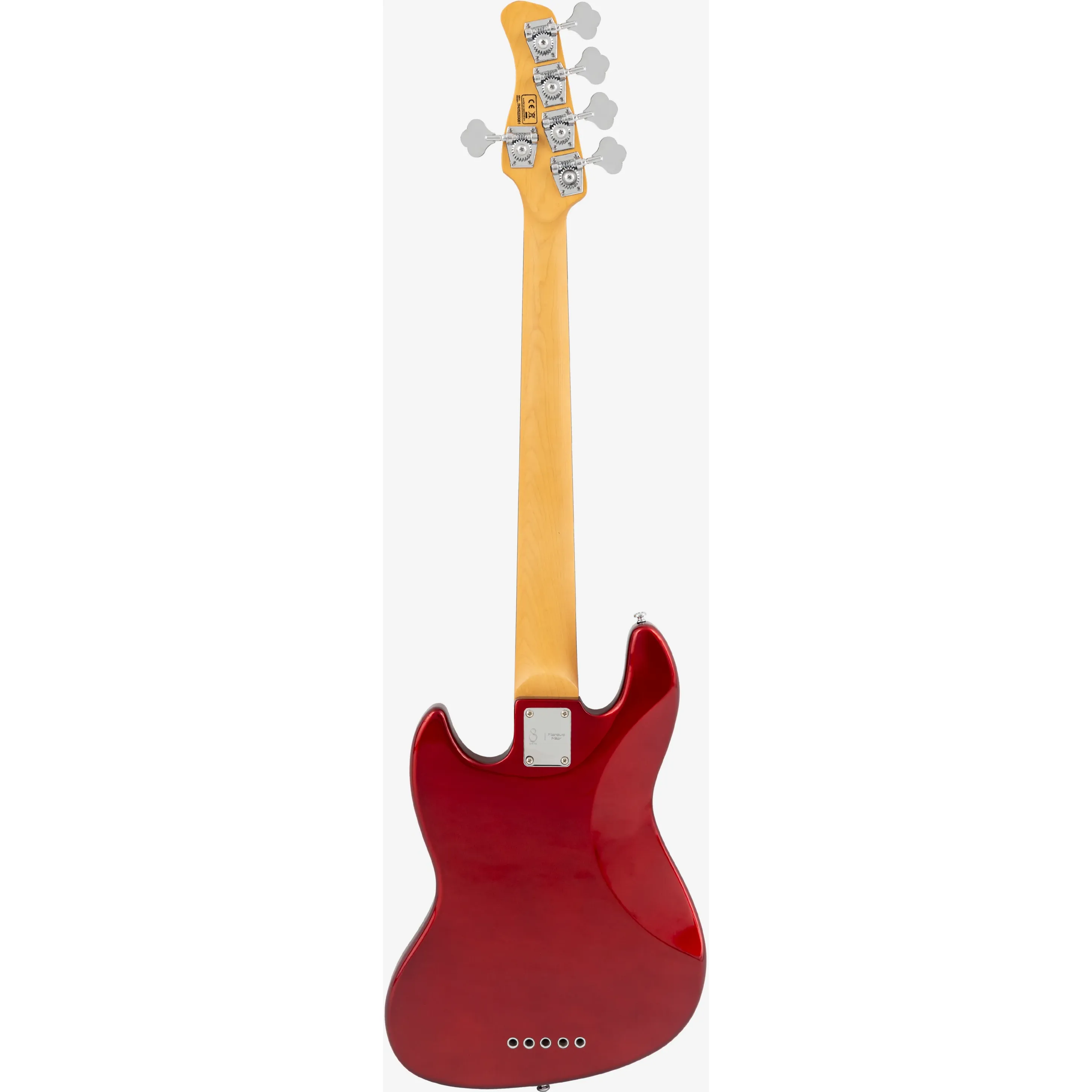 Sire Marcus Miller V5 5-String Candy Apple Red back view
