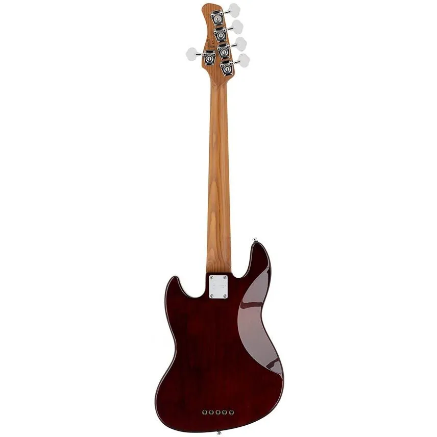 Sire Marcus Miller V5R 5-String Tobacco Sunburst back view