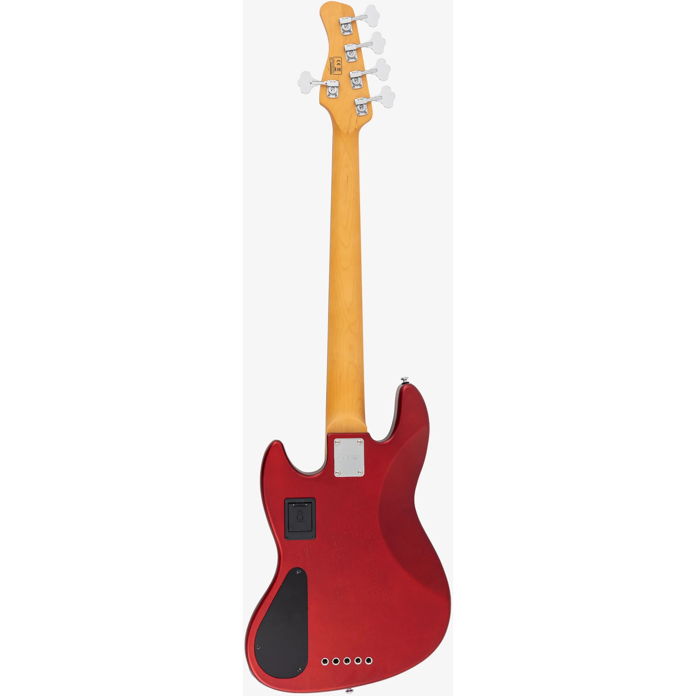 Sire Marcus Miller V6 5-String Candy Apple Red back view