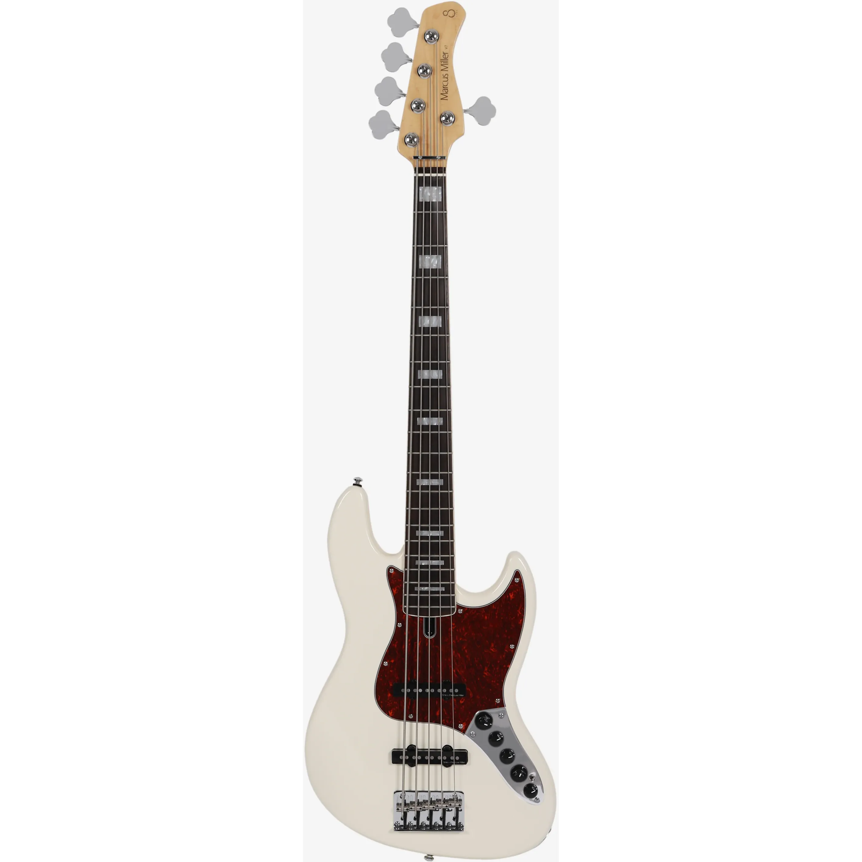 Sire Marcus Miller V7 2nd Generation Alder 5-String Antique White front view