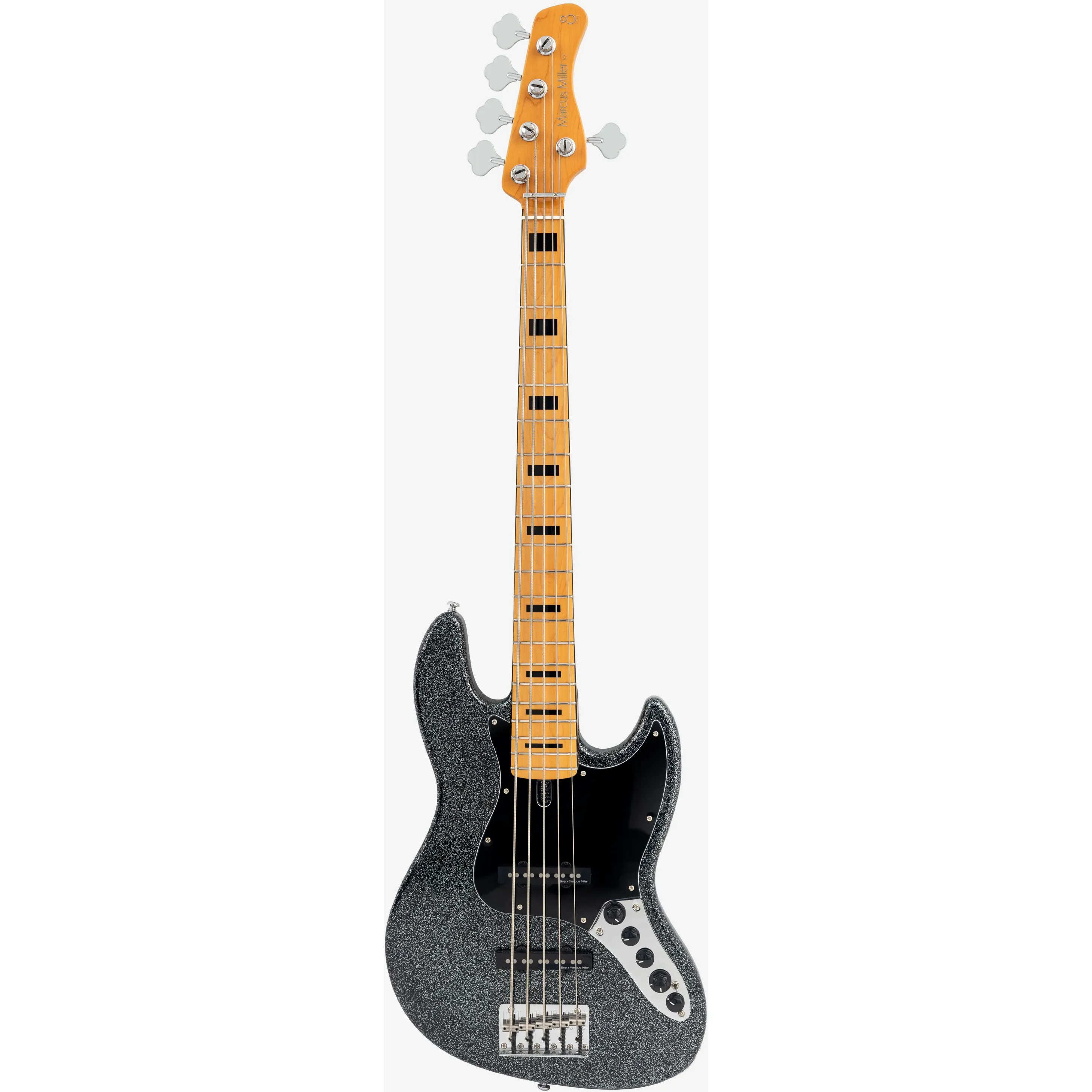 Sire Marcus Miller V7 2nd Generation Alder 5-String Sparkle Black front view