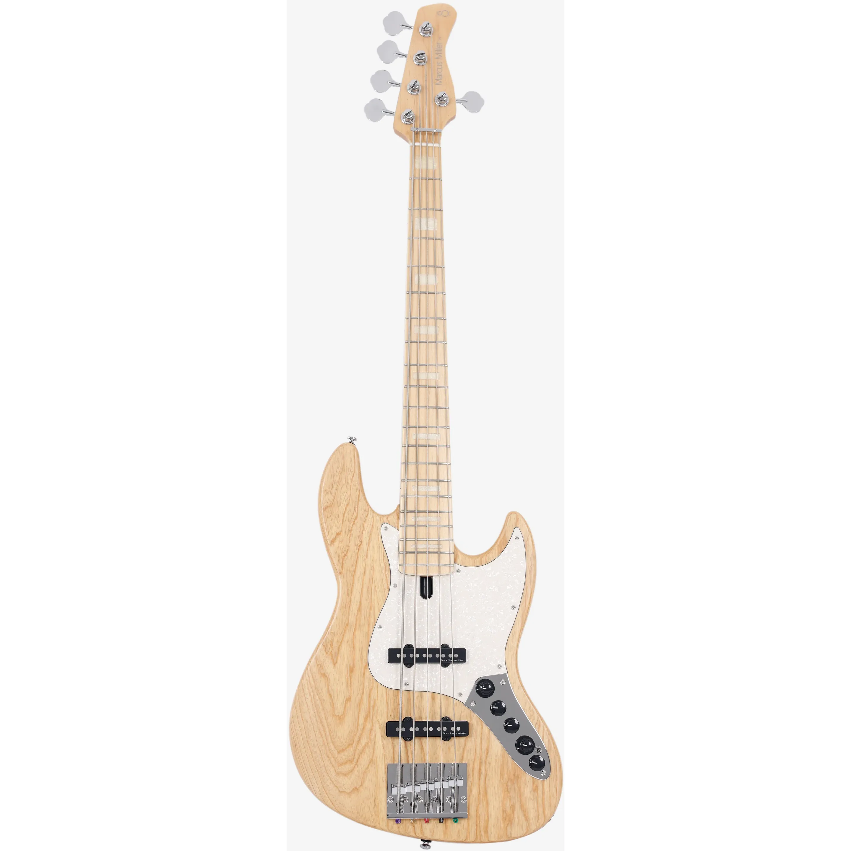 Sire Marcus Miller V7 Ash Reissue 5-String Natural Satin front view