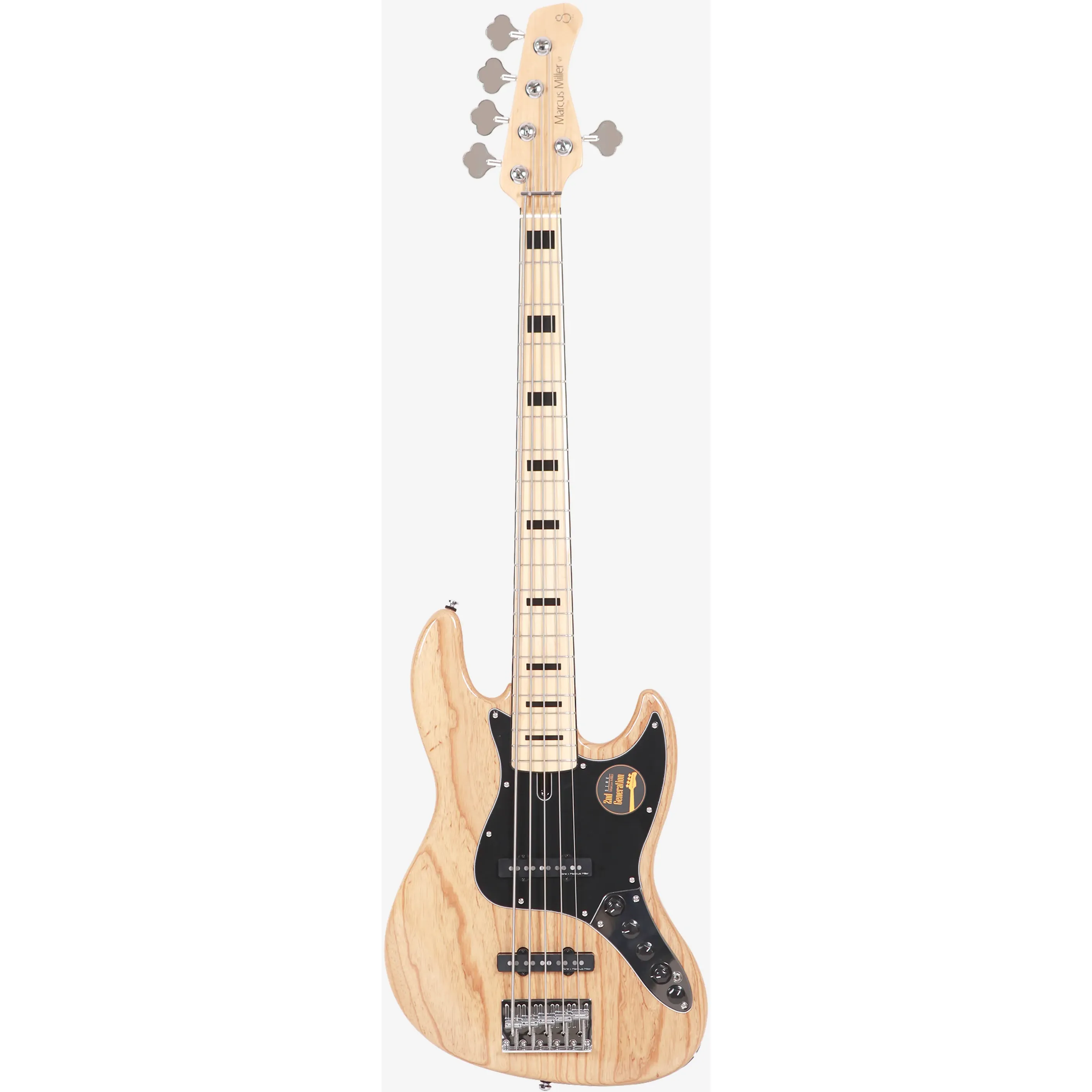 Sire Marcus Miller V7 Vintage 2nd Generation Ash 5-String Natural front view