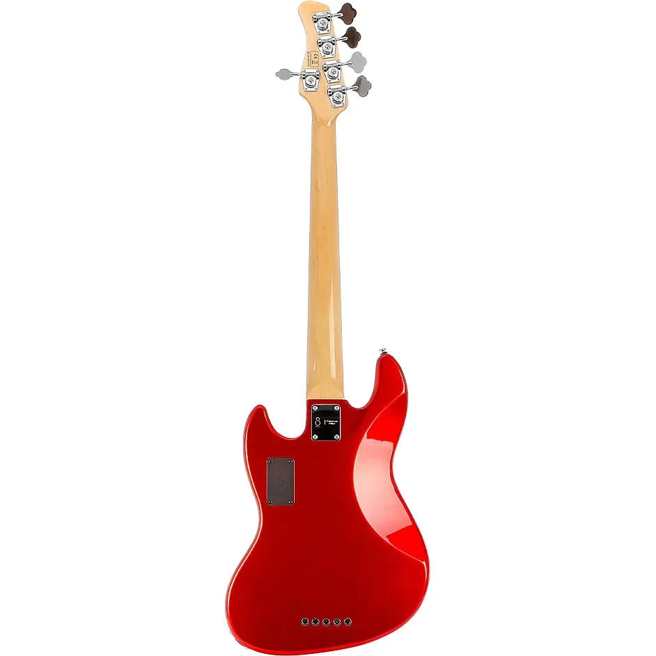 Sire Marcus Miller V7 Vintage 2nd Generation Ash 5-String Bright Metallic Red back view