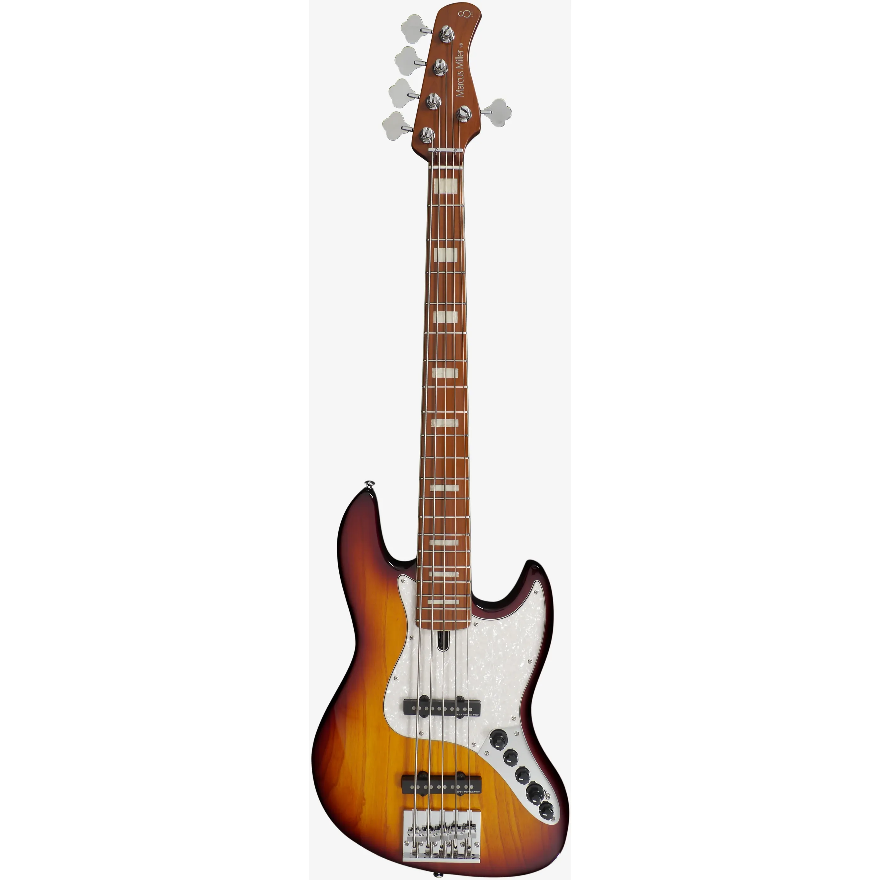 Sire Marcus Miller V8 5-String Tobacco Sunburst front view