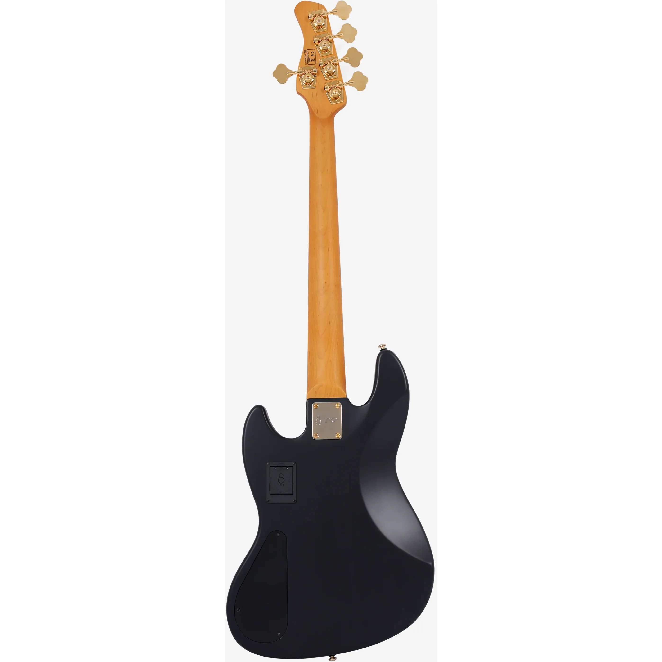 Sire Marcus Miller V10 5-String Transparent Black Satin back view