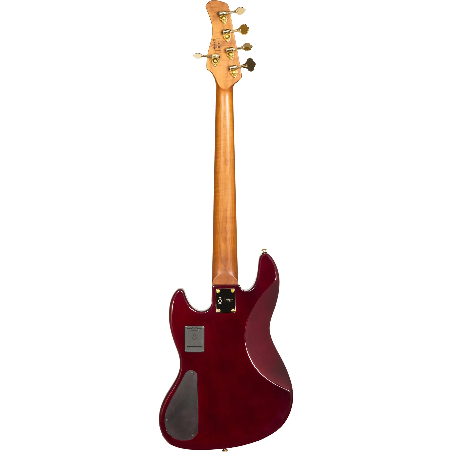 Sire Marcus Miller V10dx 5-String Tobacco Sunburst back view