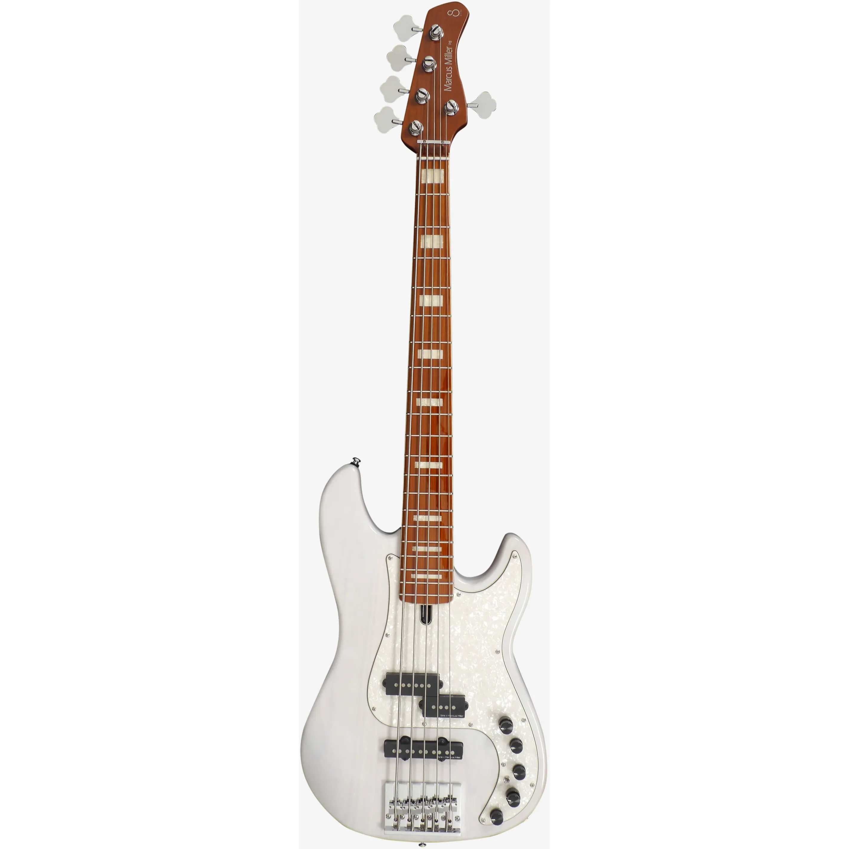 Sire Marcus Miller P8 5-String White Blonde front view