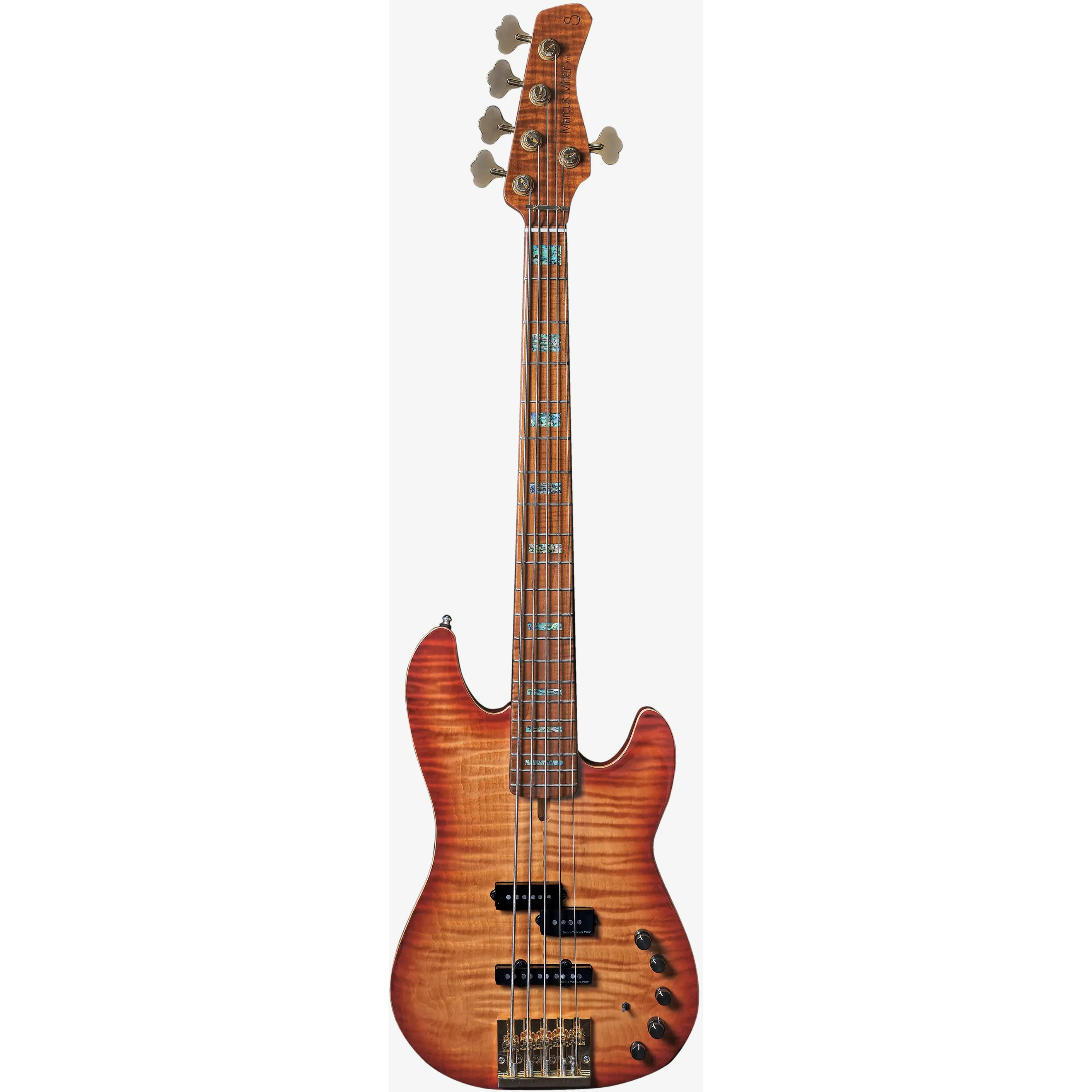 Sire Marcus Miller P10dx 5-String Tobacco Sunburst front view