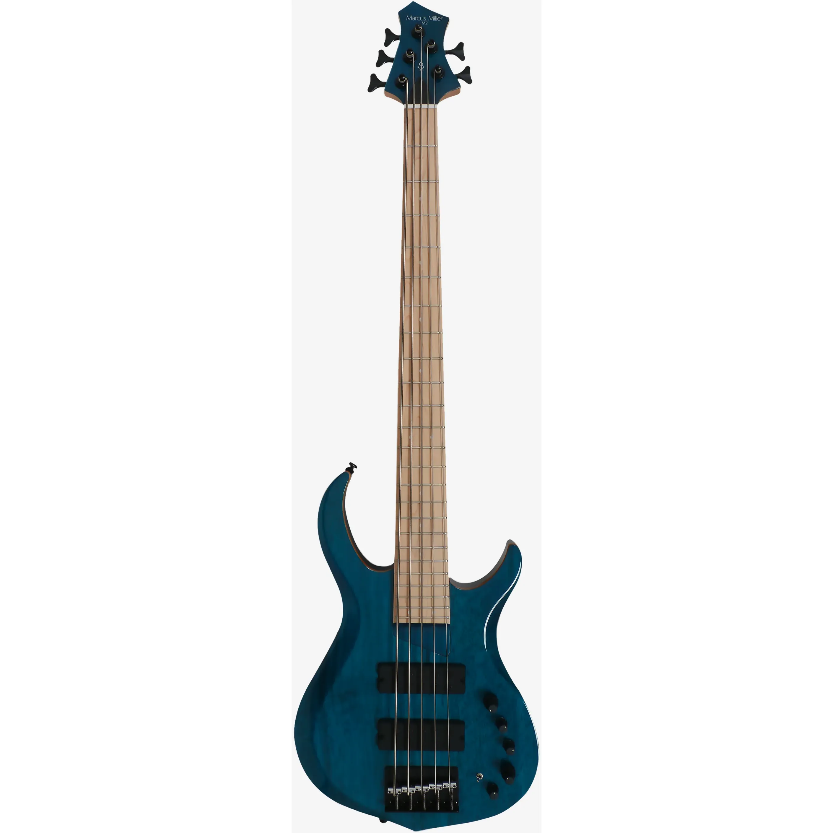 Sire Marcus Miller M2 2nd Generation 5-String Transparent Blue front view