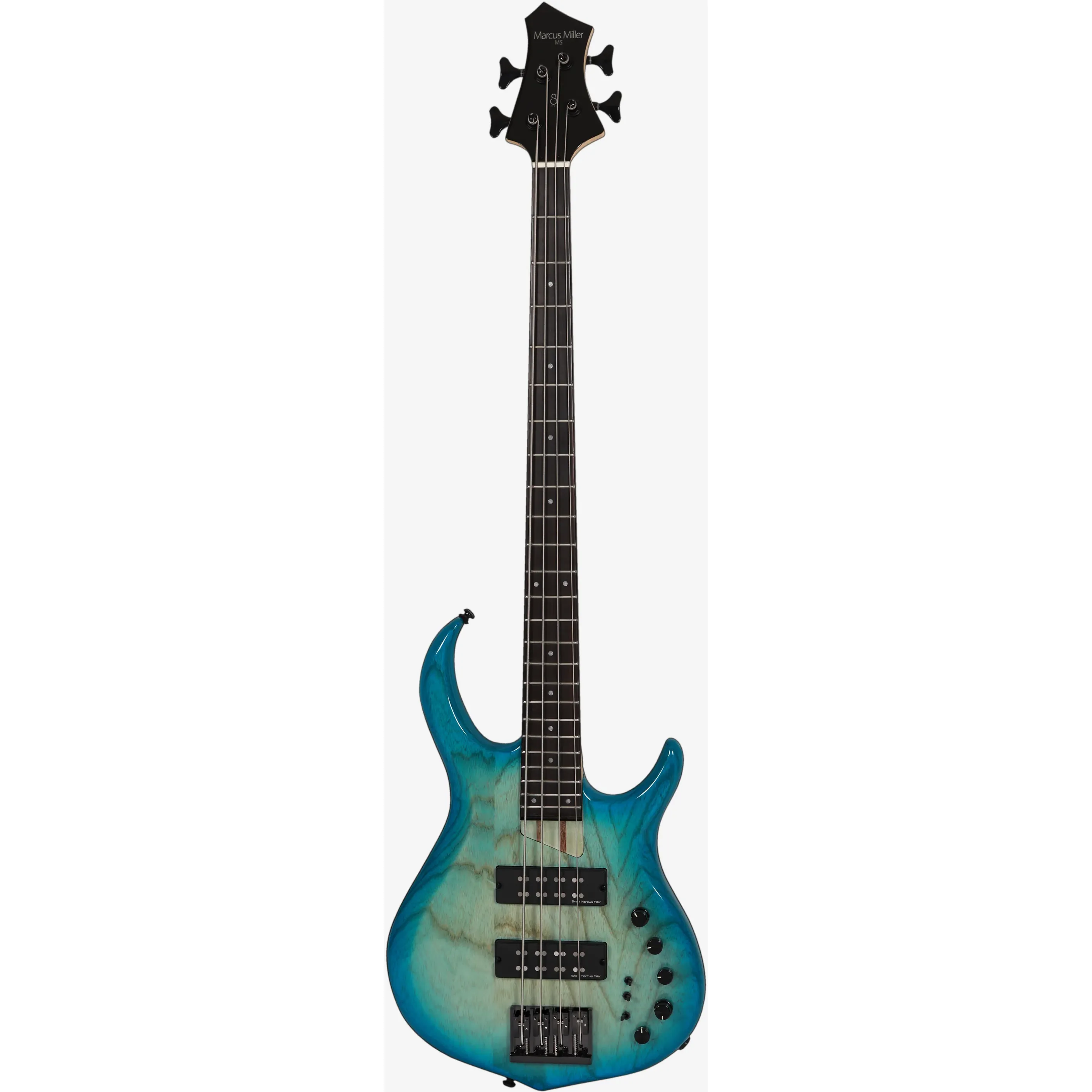 Sire Marcus Miller M5 Transparent Blue front view