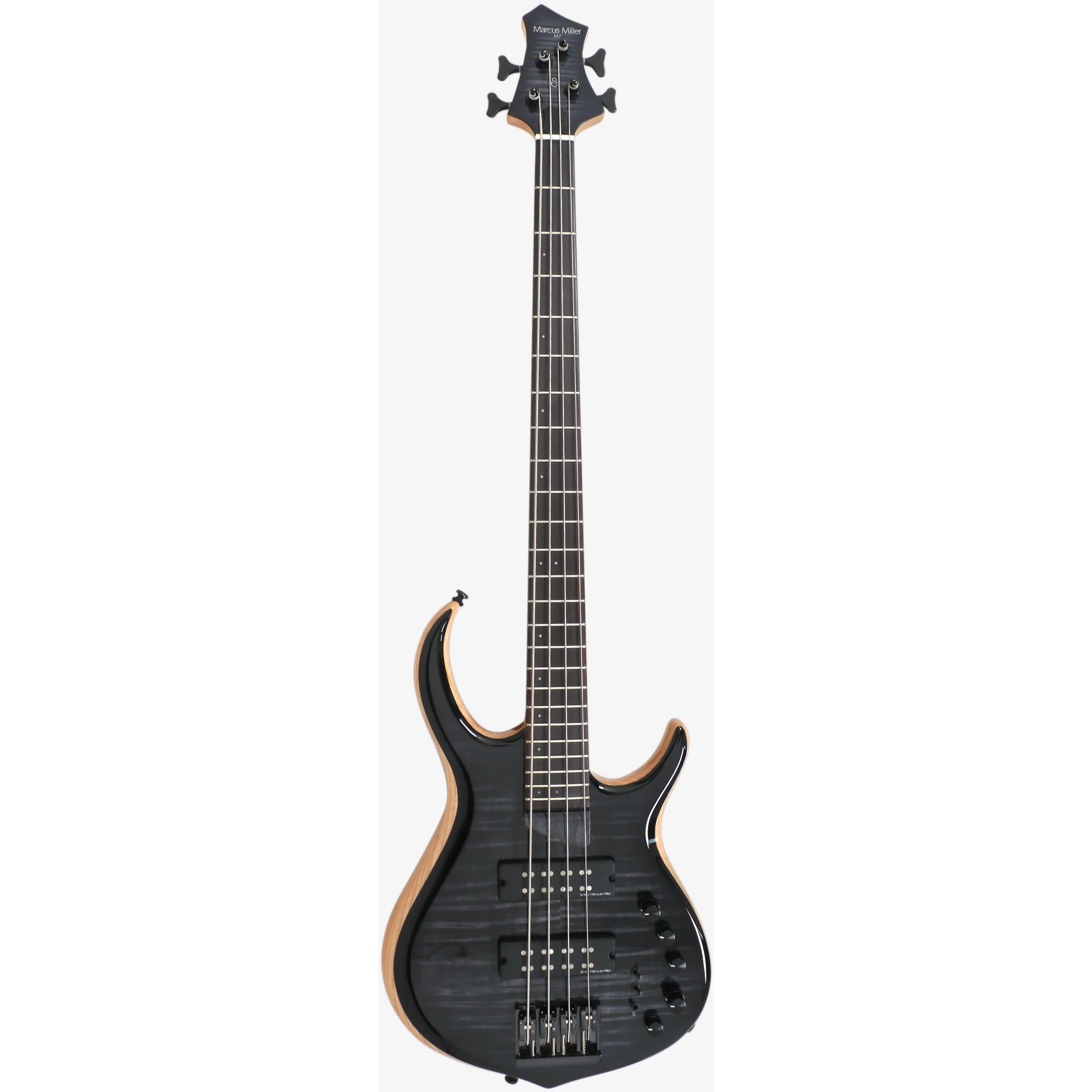 Sire Marcus Miller M7 2nd Generation Ash Transparent Black front view