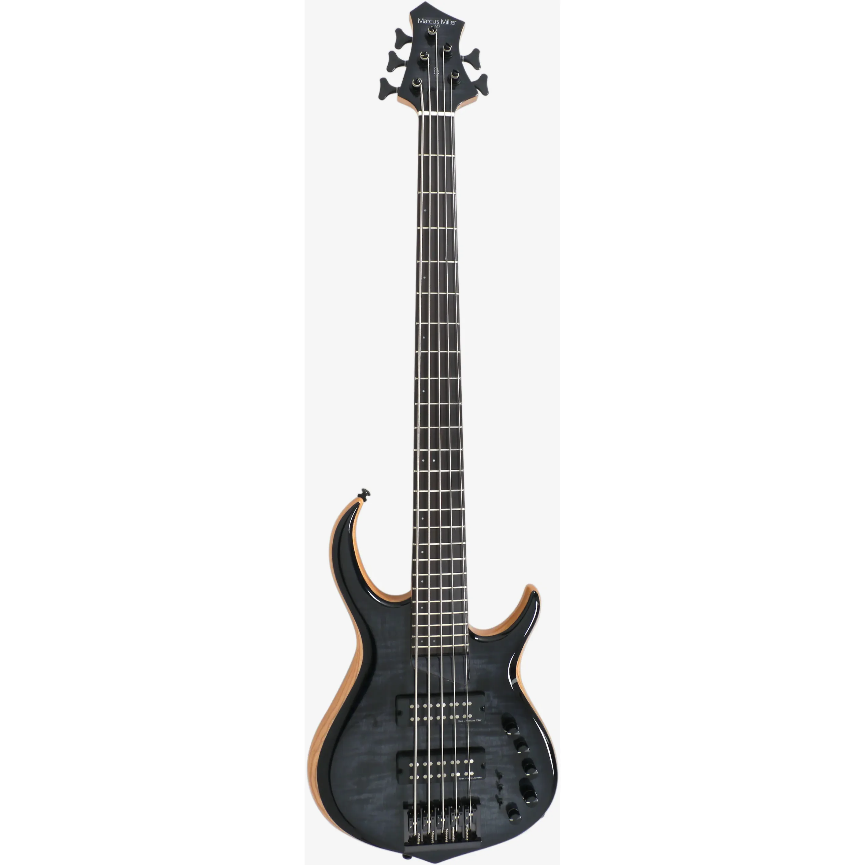 Sire Marcus Miller M7 2nd Generation 5-String Ash Transparent Black front view