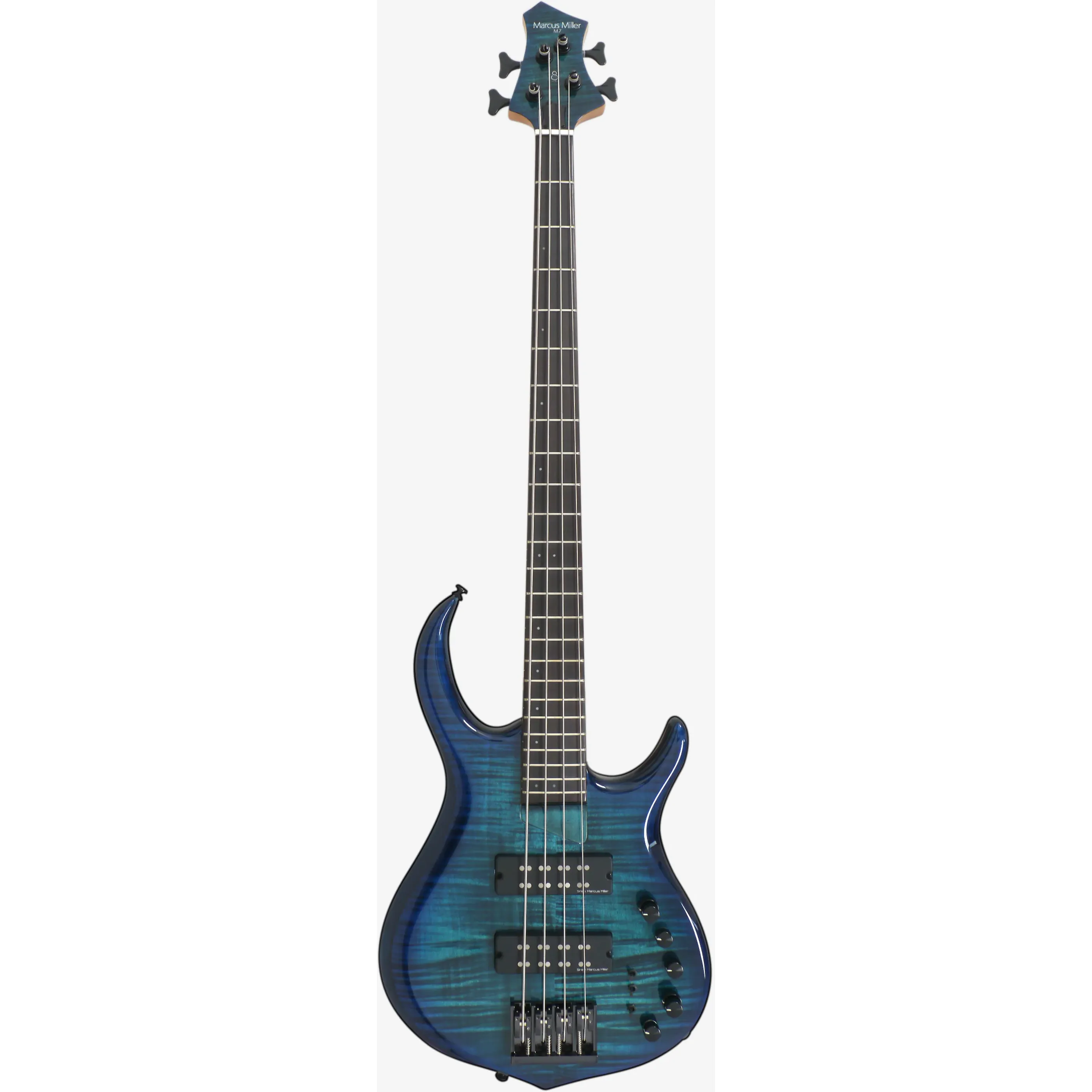 Sire Marcus Miller M7 2nd Generation Alder Transparent Blue front view