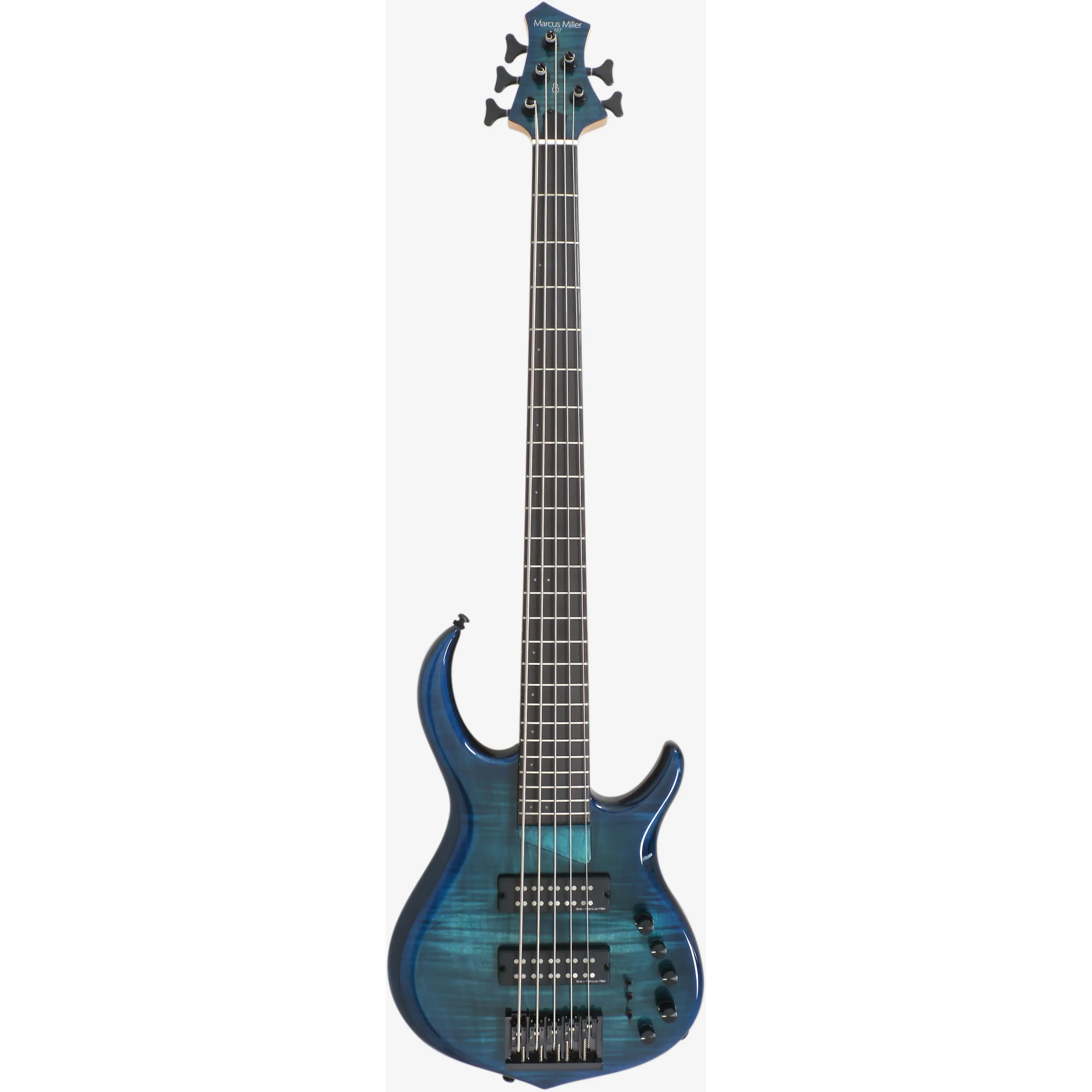 Sire Marcus Miller M7 2nd Generation 5-String Alder Transparent Blue front view