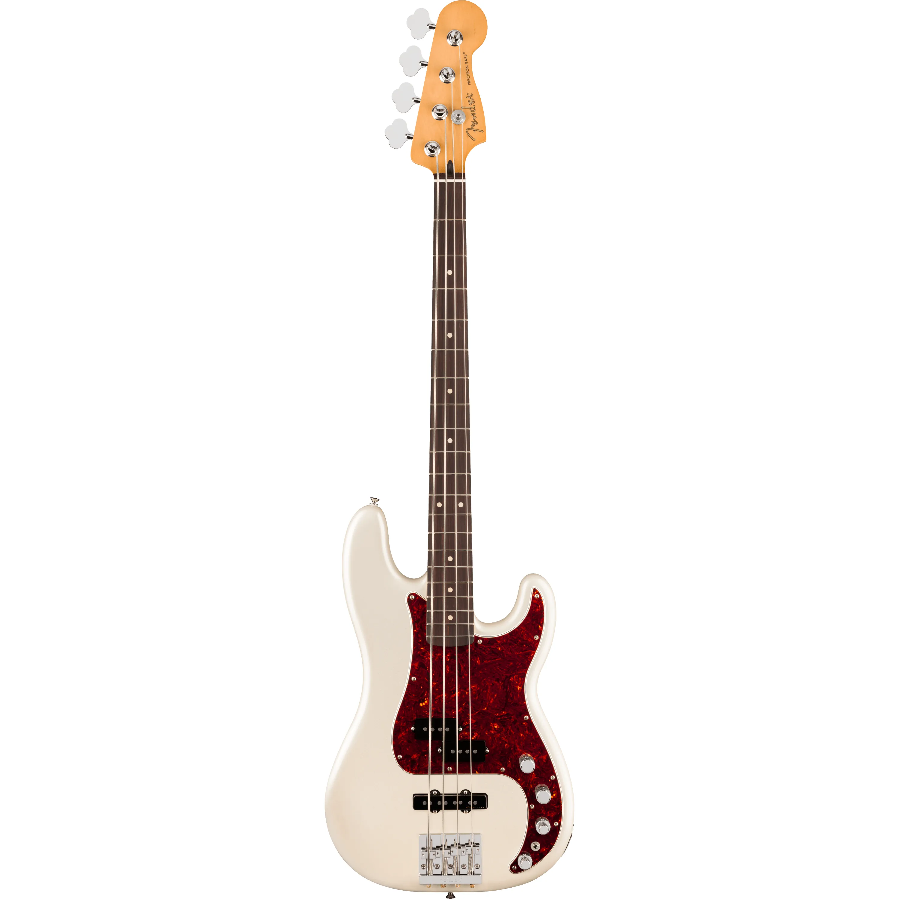 Fender Player II modified Active Precision Bass RW Olympic Pearl front view