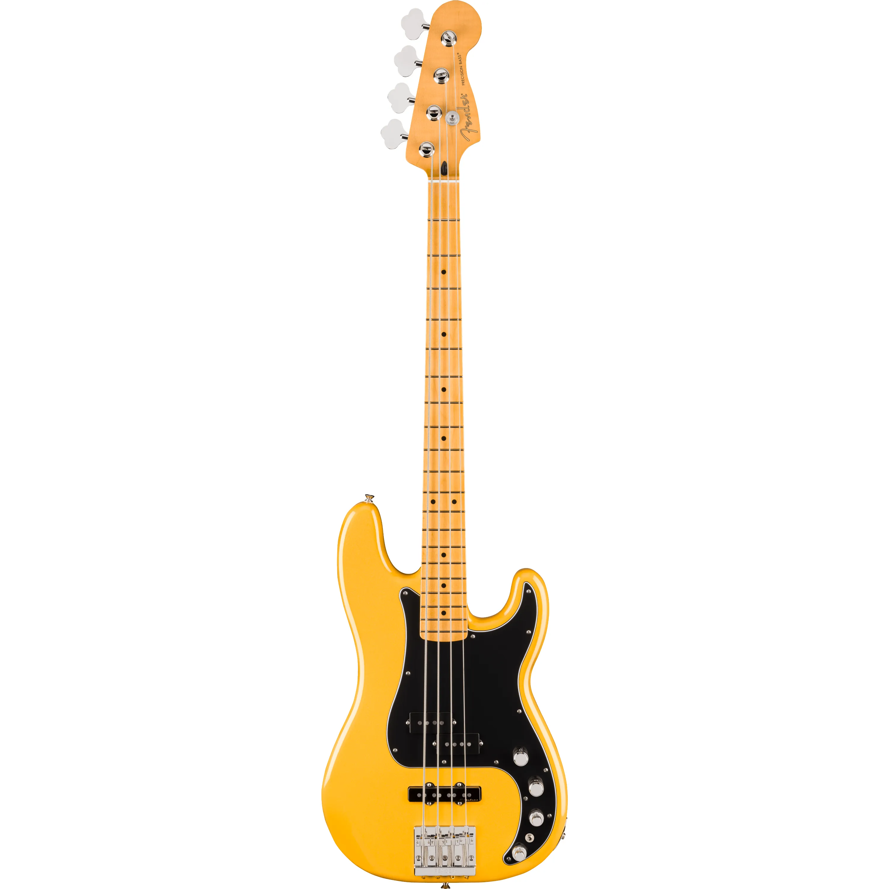 Fender Player II modified Active Precision Bass MN Sunshine Yellow front view