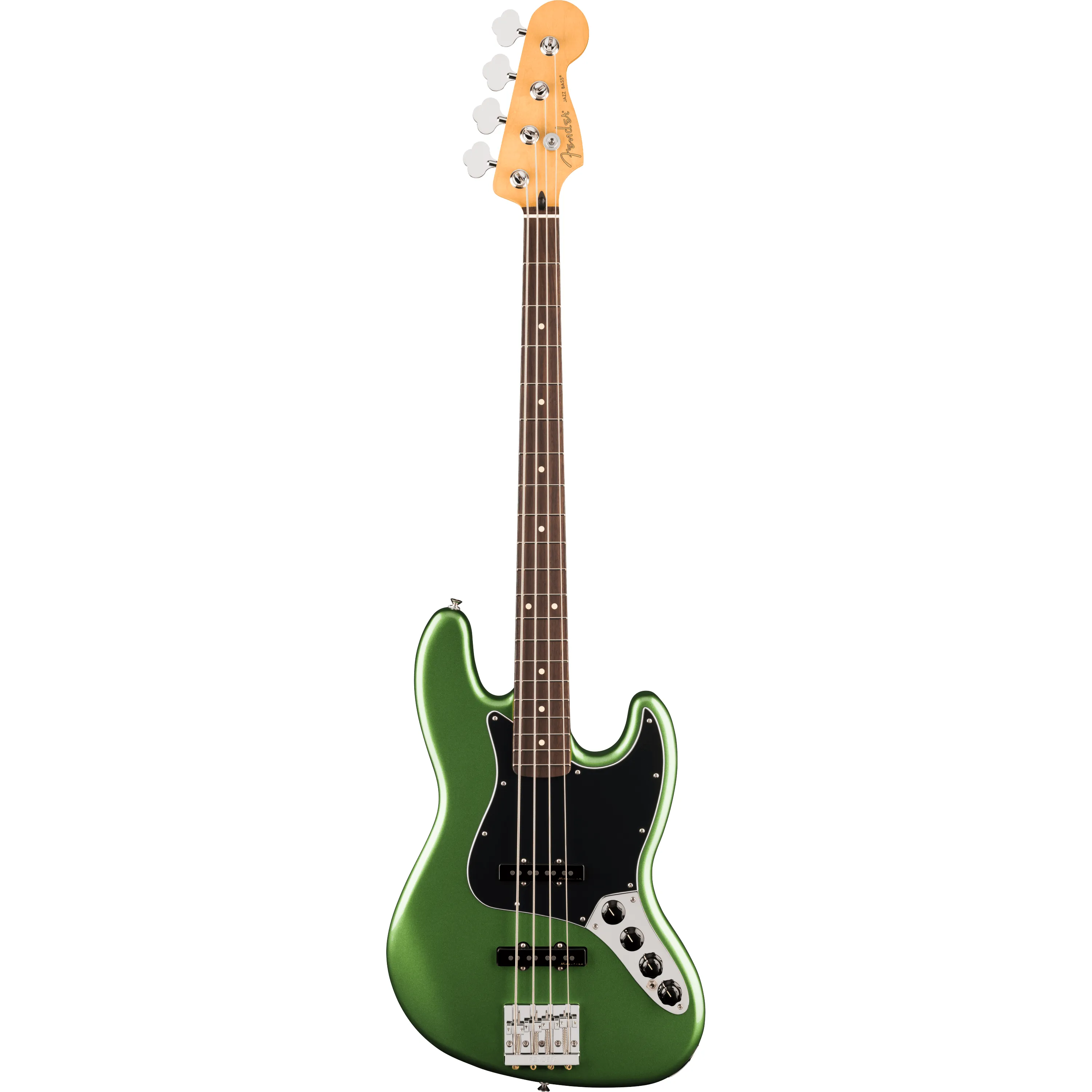 Fender Player II modified Active Jazz Bass RW Harvest Green Metallic front view