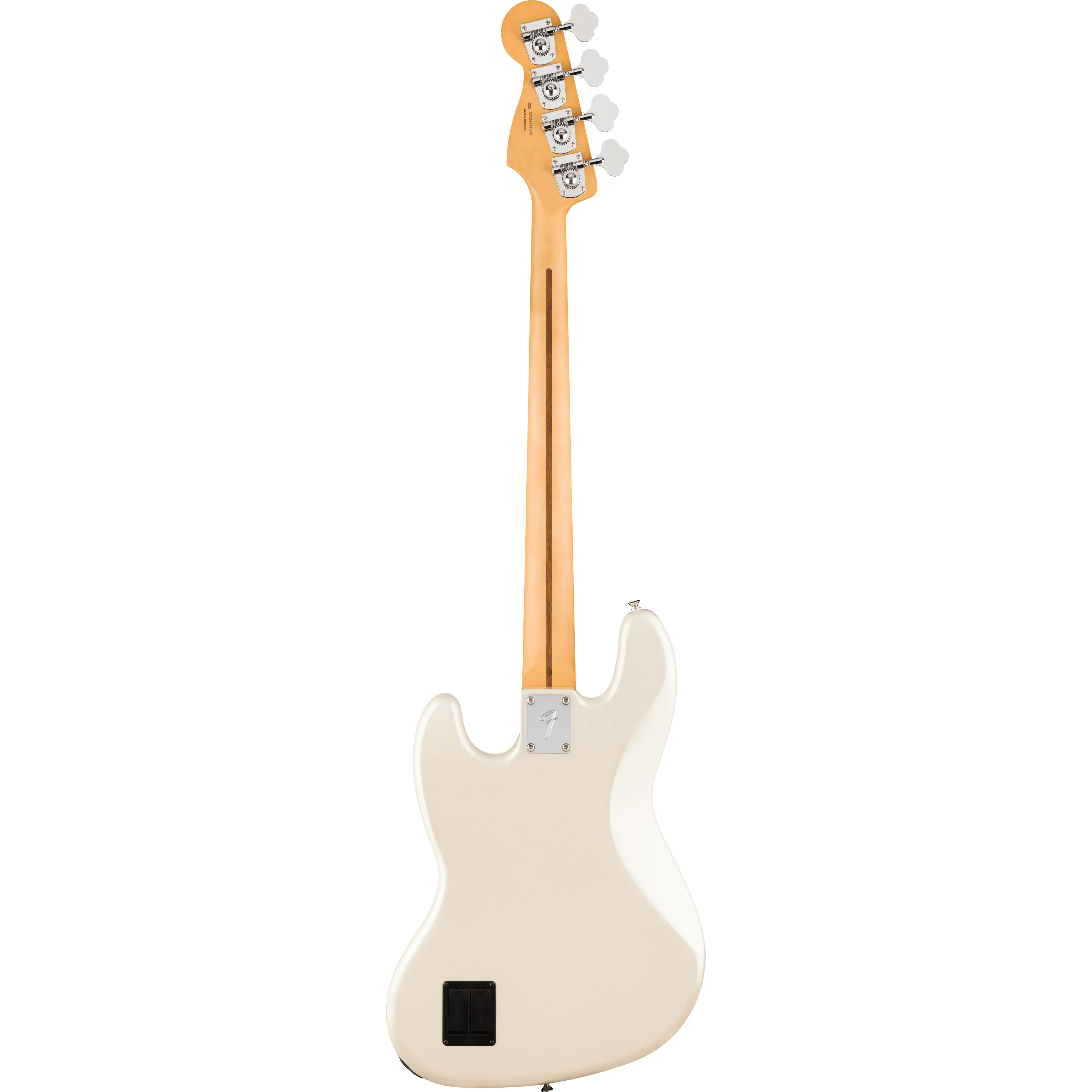 Fender Player II modified Active Jazz Bass MN Olympic Pearl back view