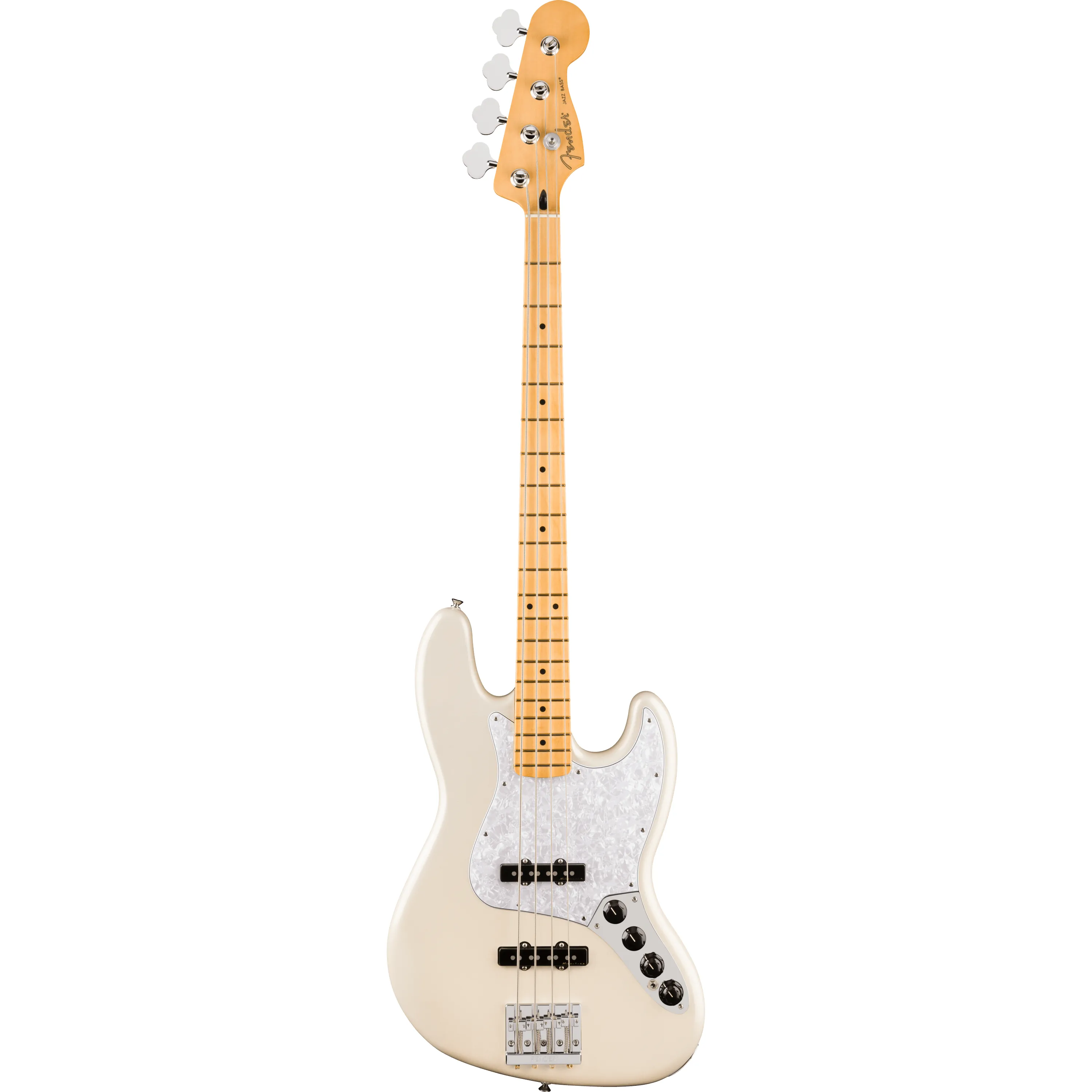 Fender Player II modified Active Jazz Bass MN Olympic Pearl front view
