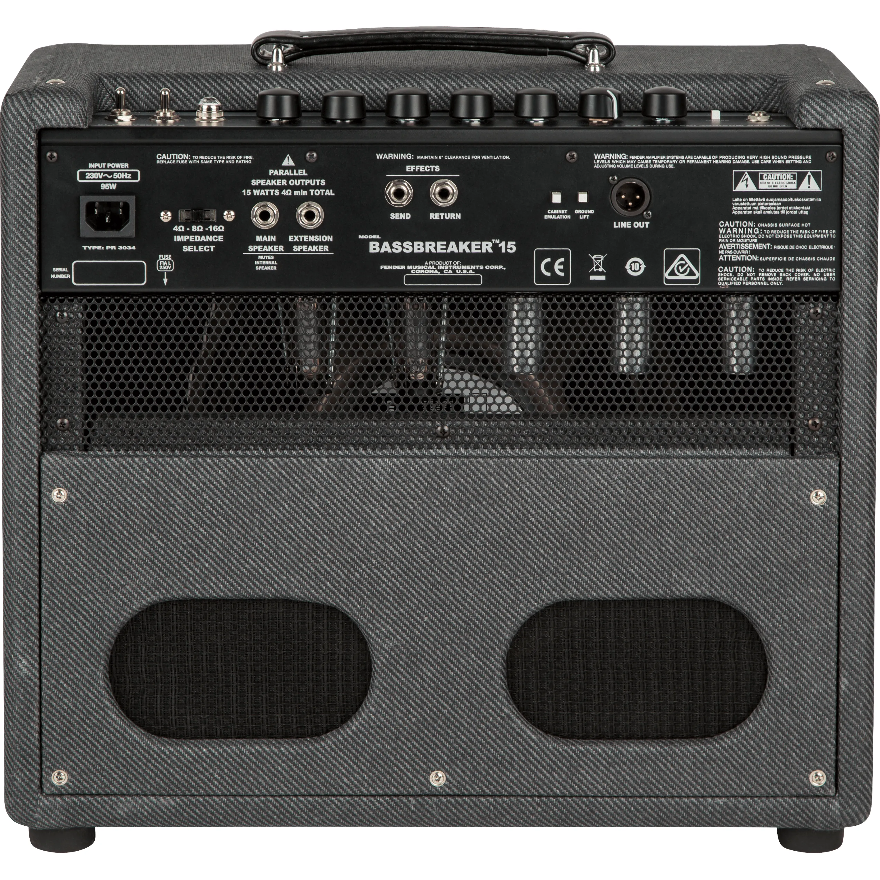 Alternate view of Bassbreaker 15 Combo