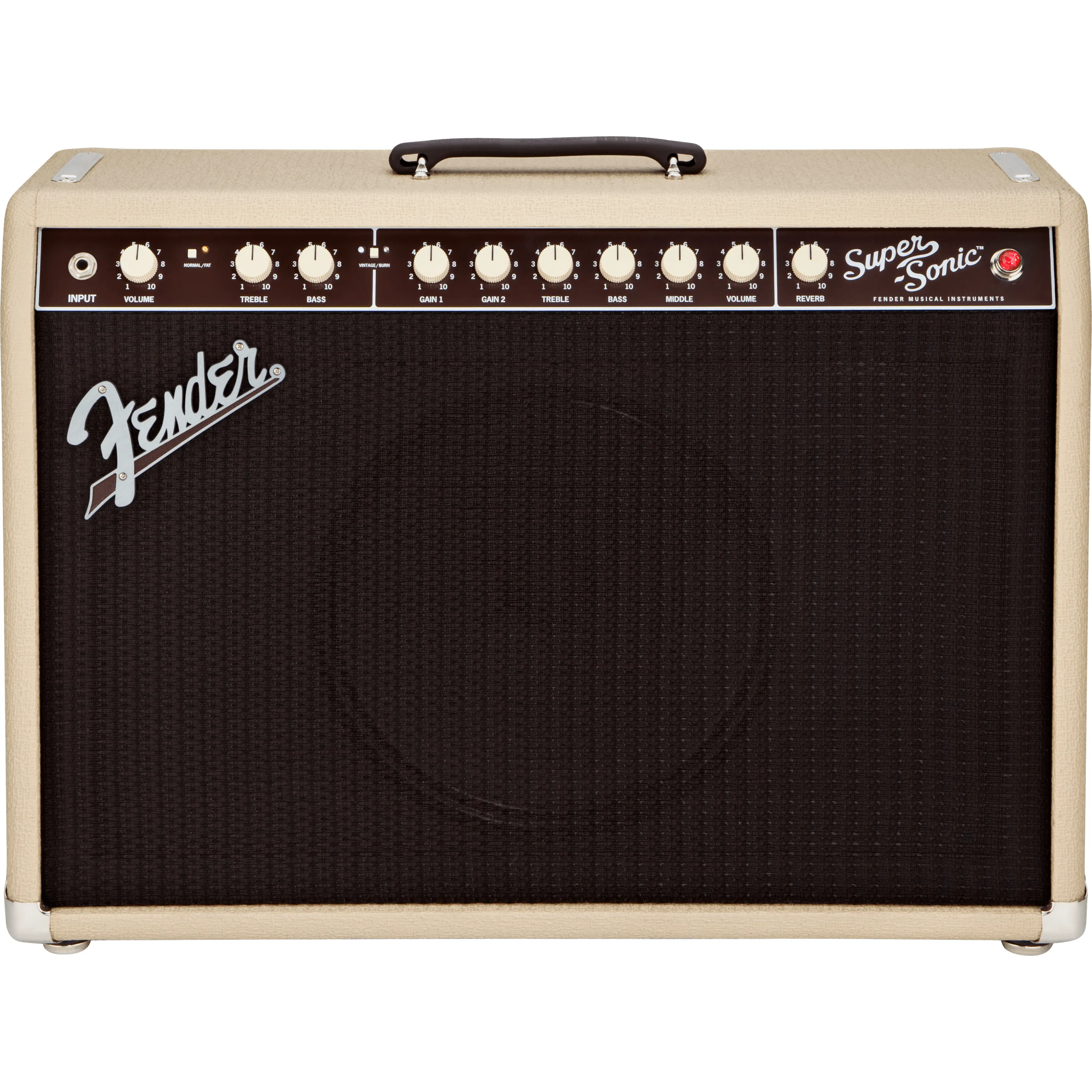 Super-Sonic 22 Combo Blonde And Oxblood by Fender