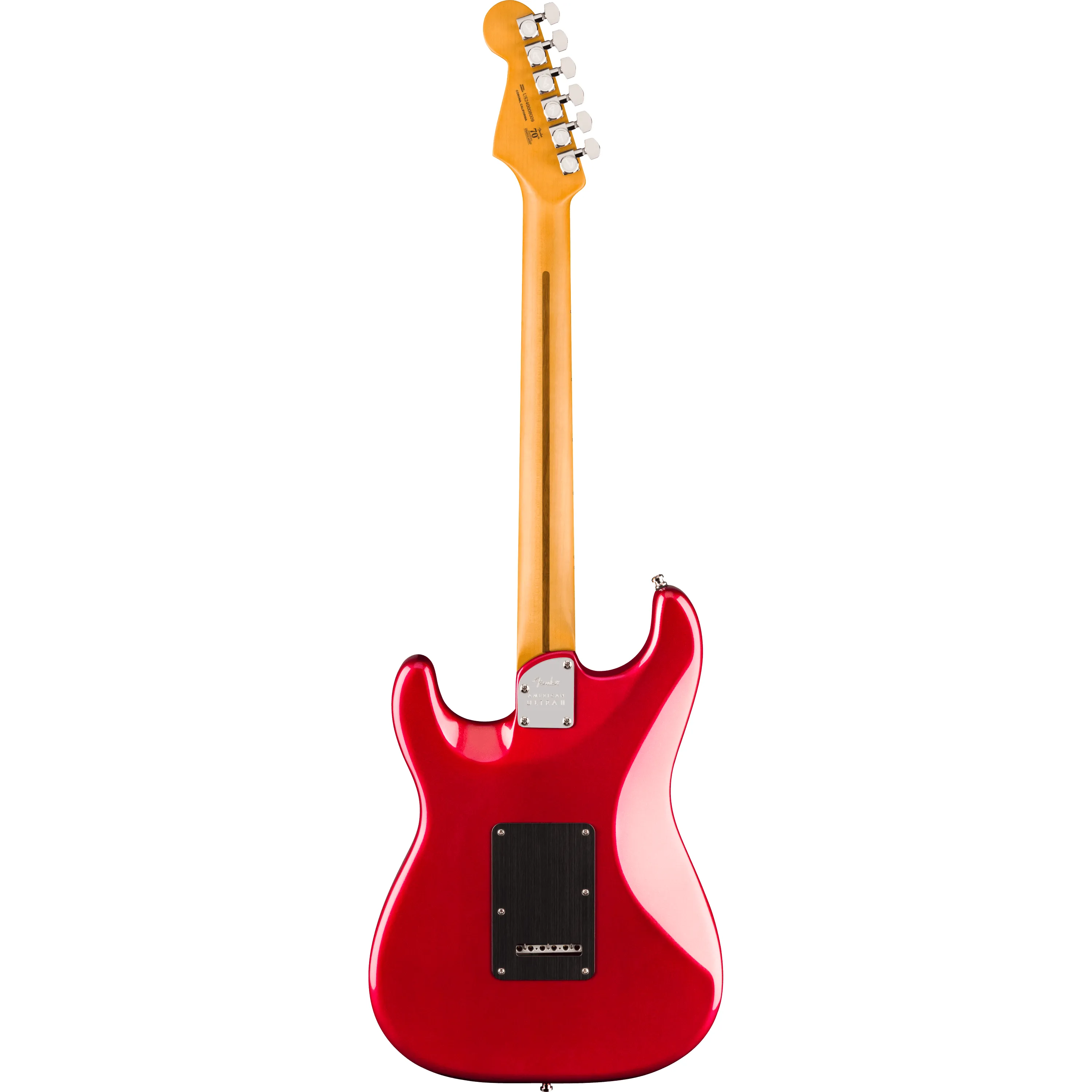 Alternate view of American Ultra II Stratocaster MN Sinister Red