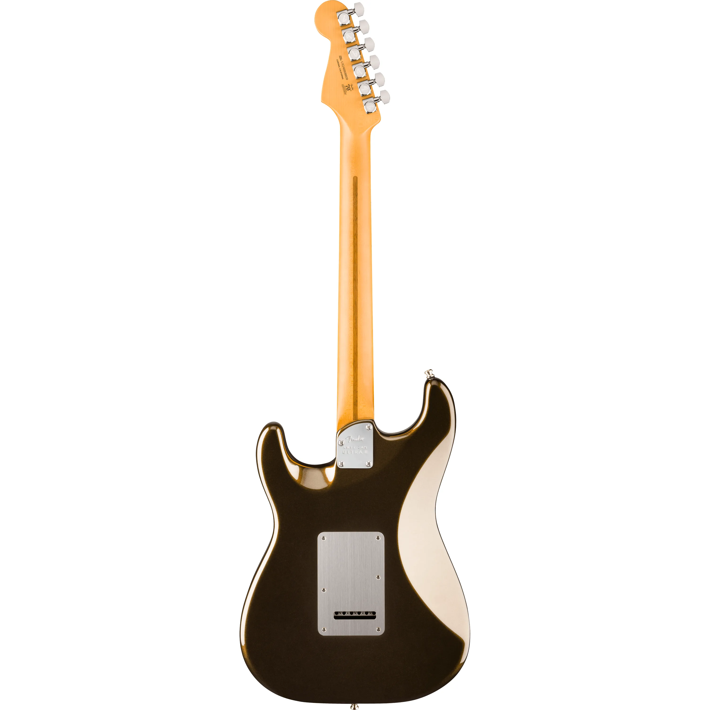 Alternate view of American Ultra II Stratocaster HSS EB Texas Tea