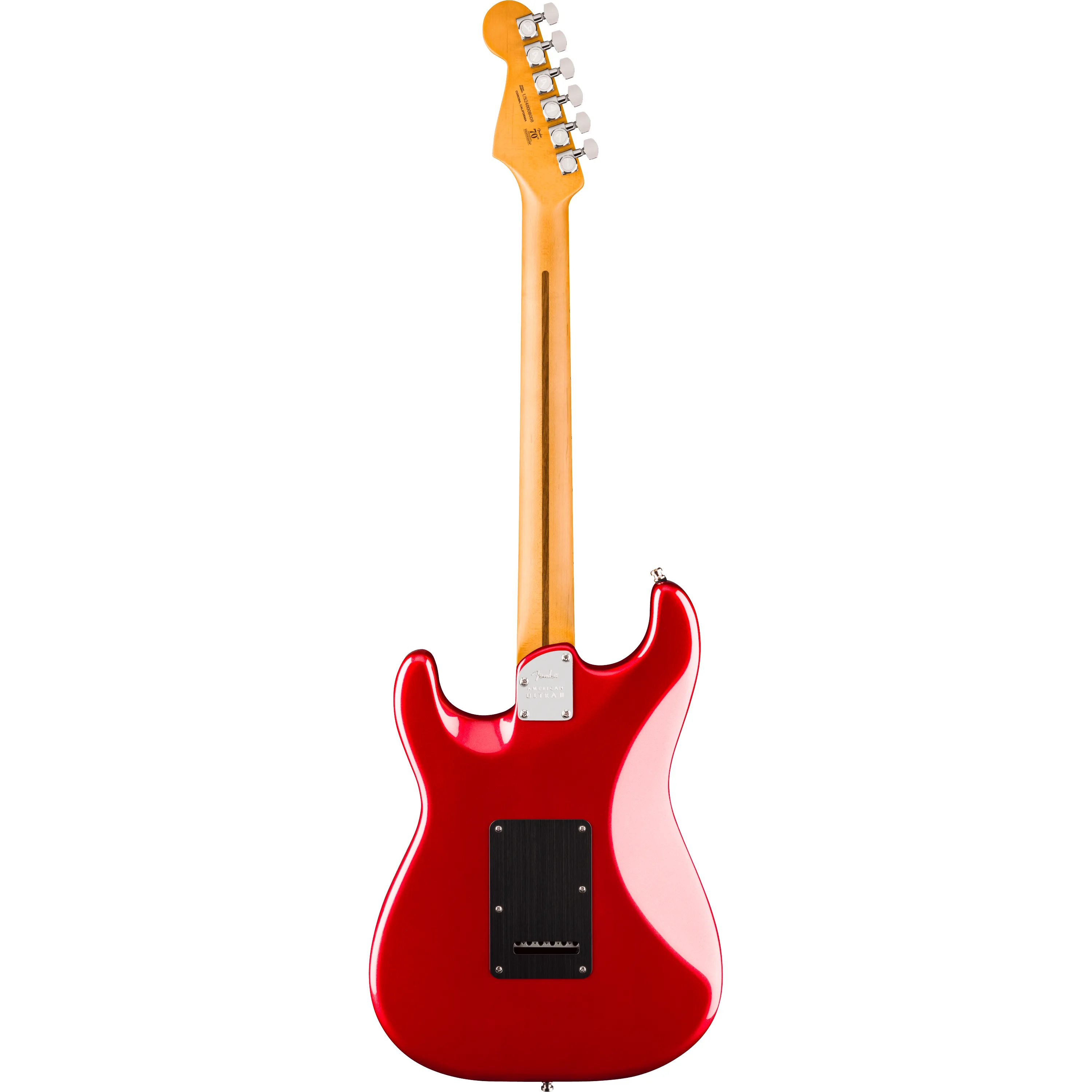 Alternate view of American Ultra II Stratocaster HSS MN Sinister Red