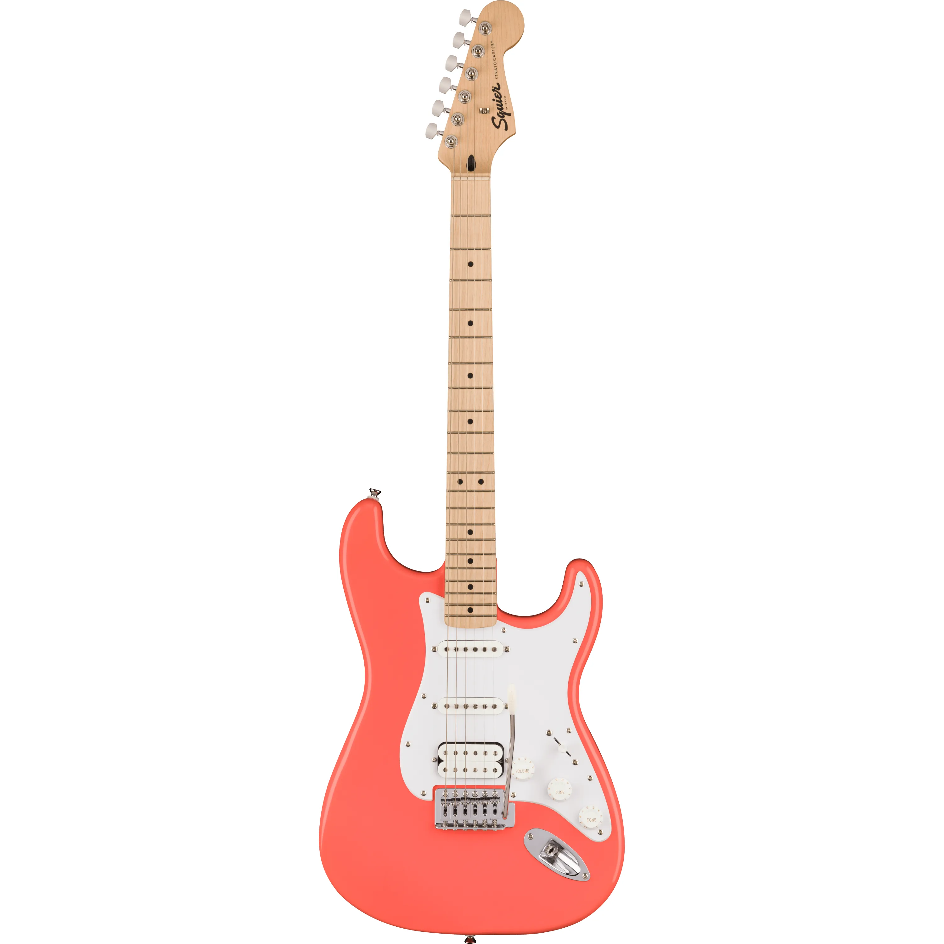 Sonic Stratocaster HSS MN Tahitian Coral by Squier