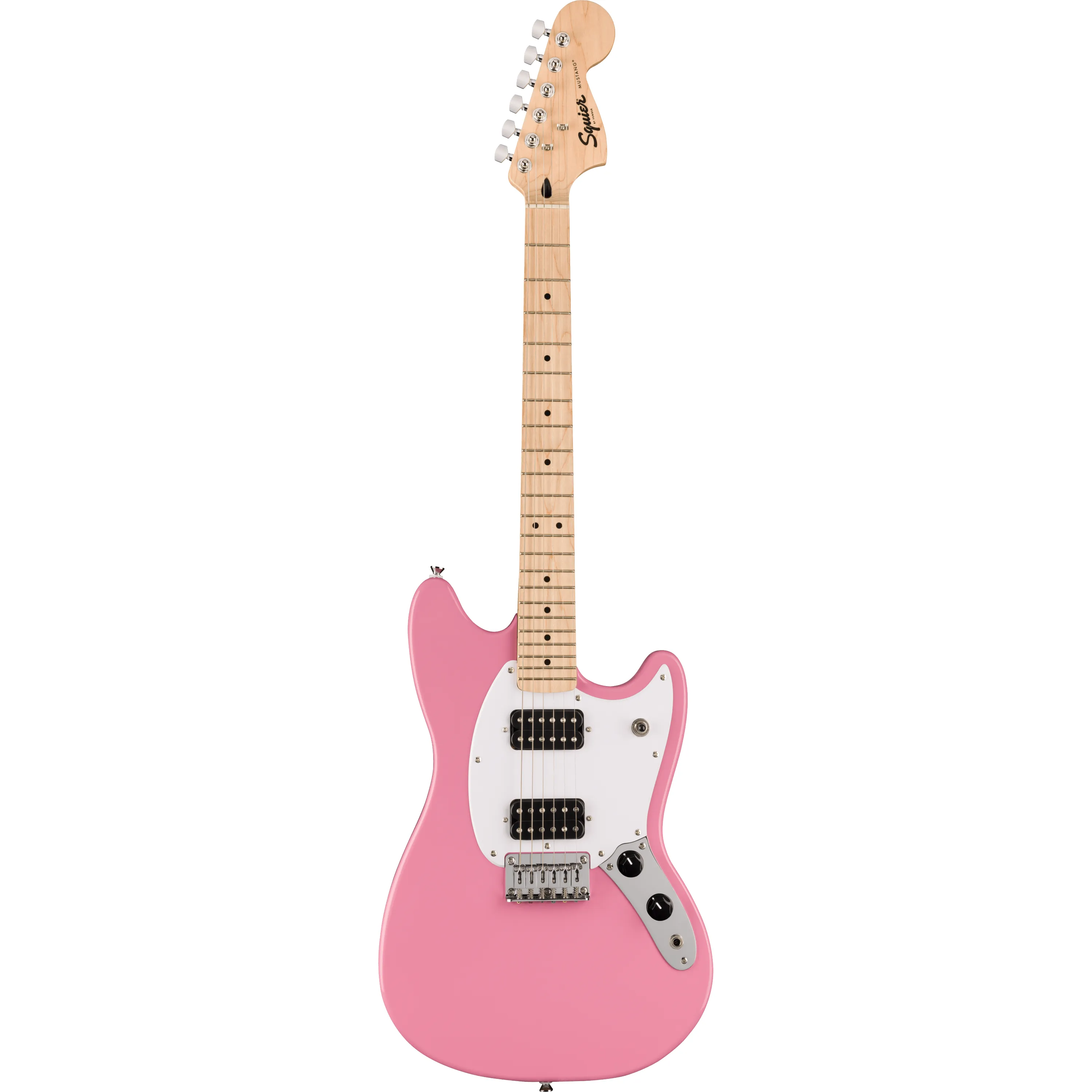 Sonic Mustang HH MN Flash Pink by Squier