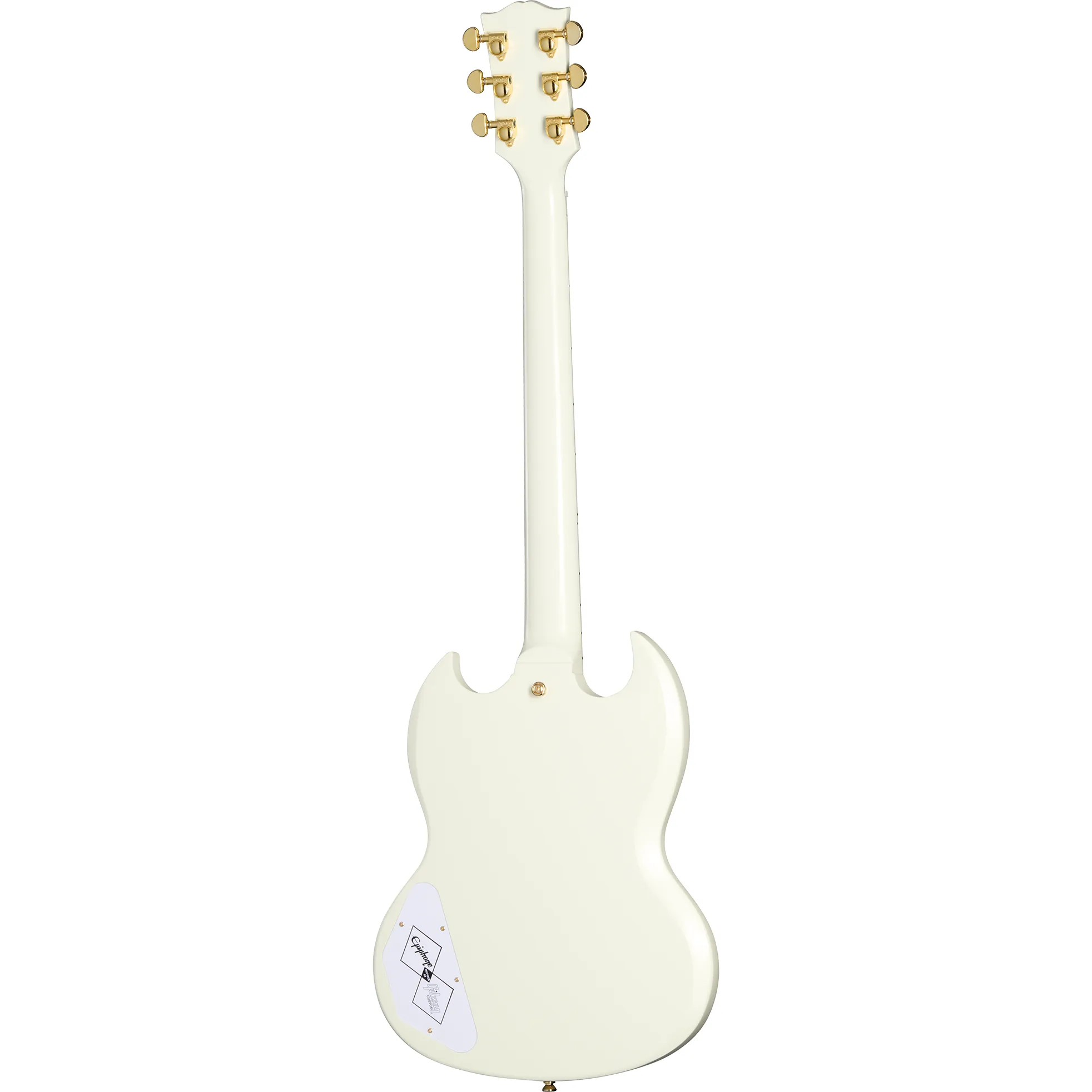Alternate view of Inspired By Gibson Custom 1963 Les Paul SG Custom Maestro Vibrola Classic White