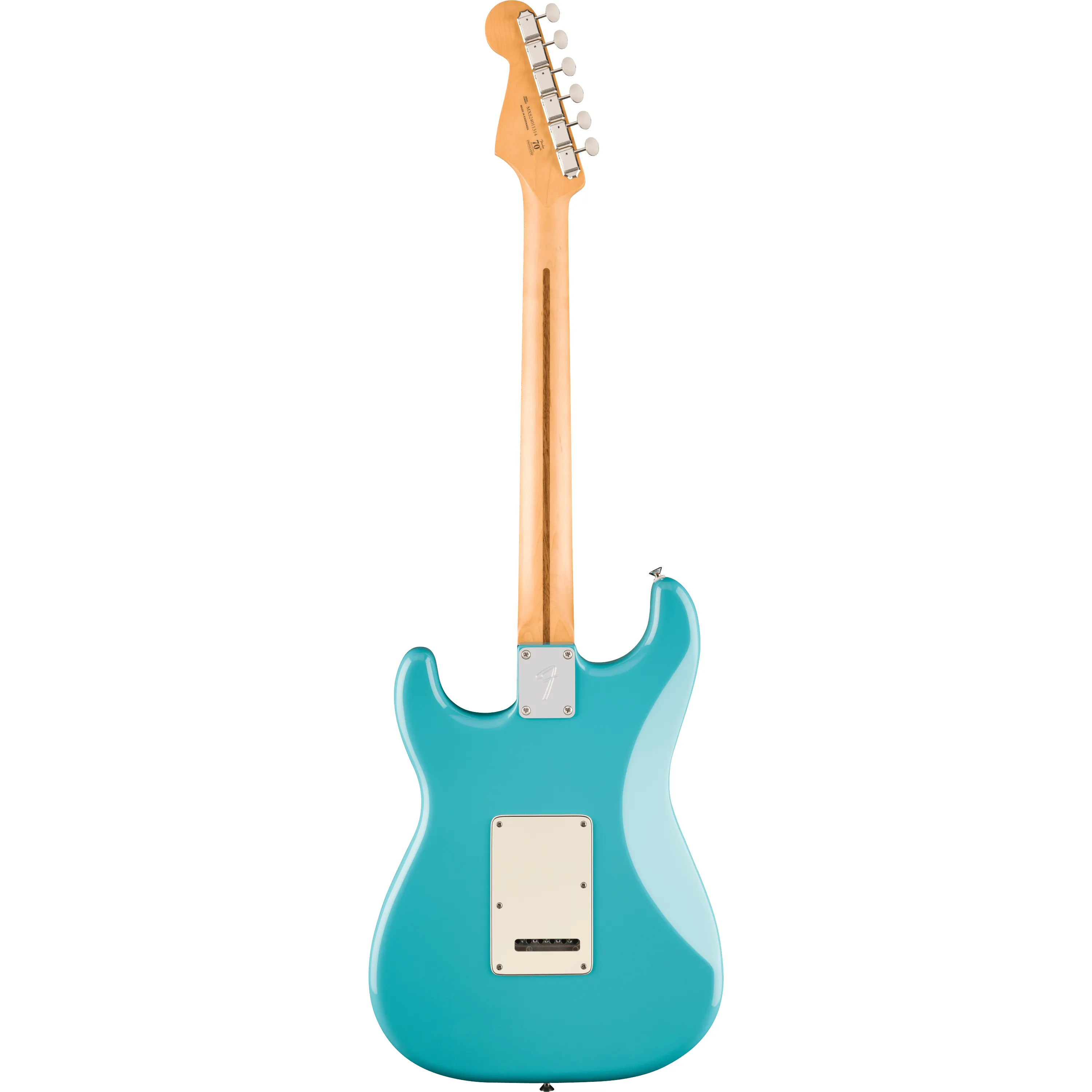 Alternate view of Player II Stratocaster MN Aquatone Blue