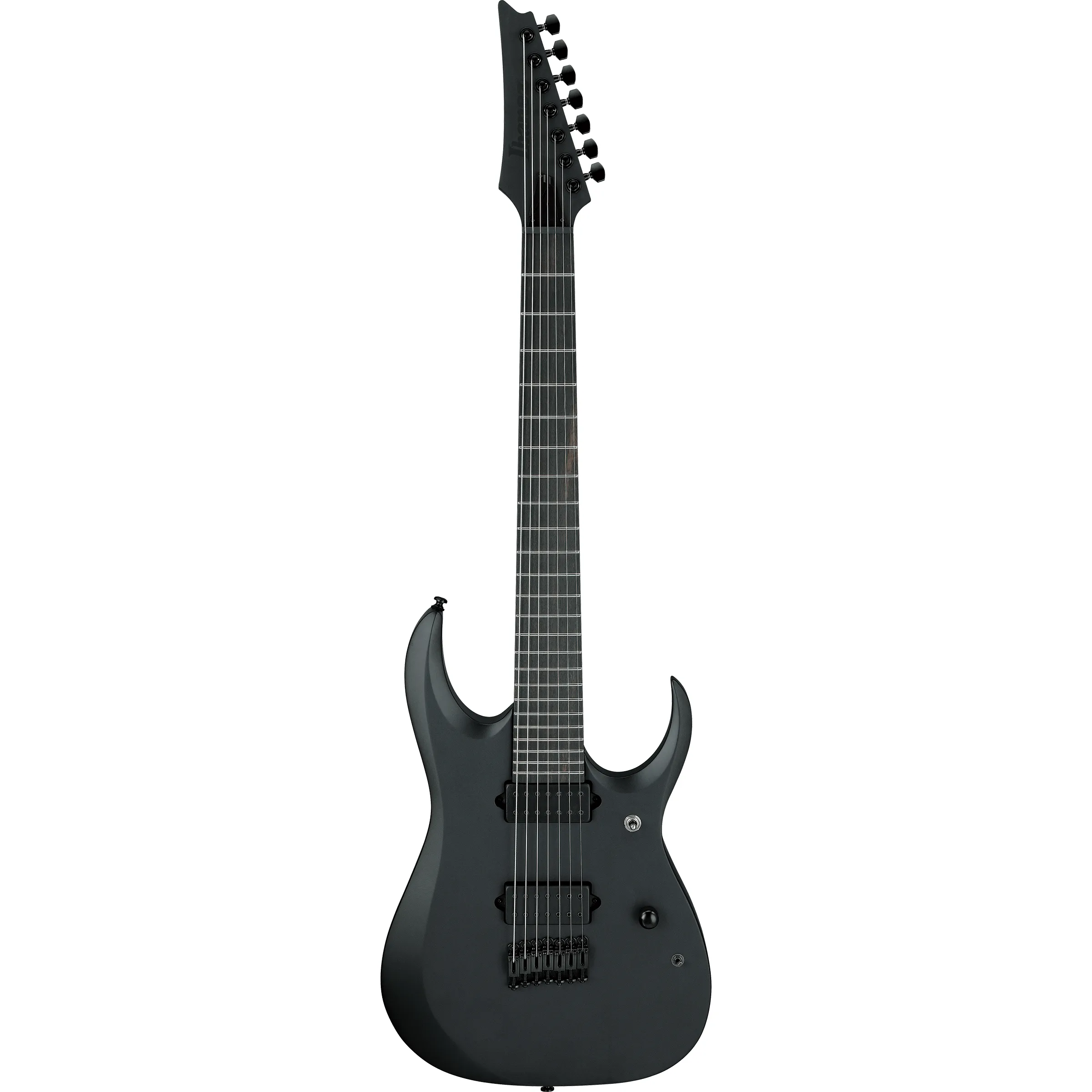 RGDRB71 Iron Label Black Flat by Ibanez