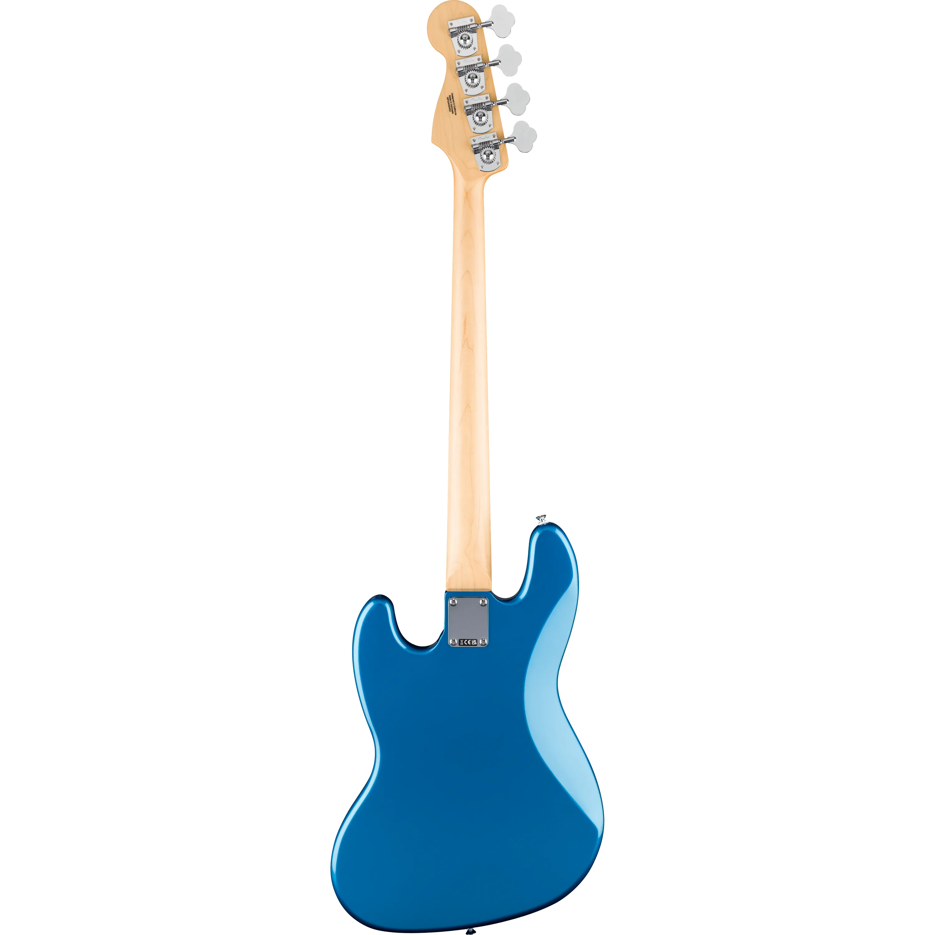 Fender Standard Jazz Bass MN Aqua Marine Metallic back view