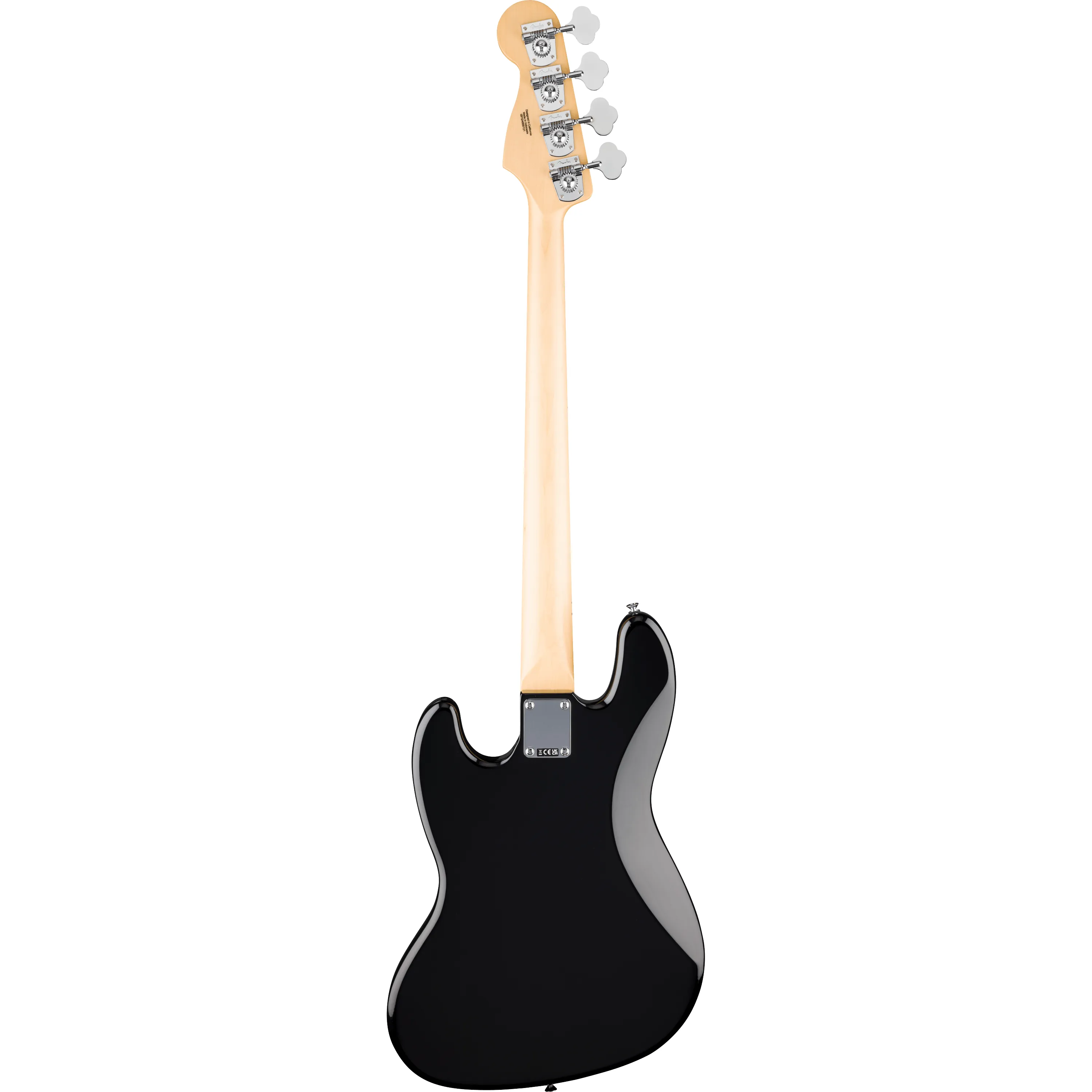 Fender Standard Jazz Bass MN Black back view