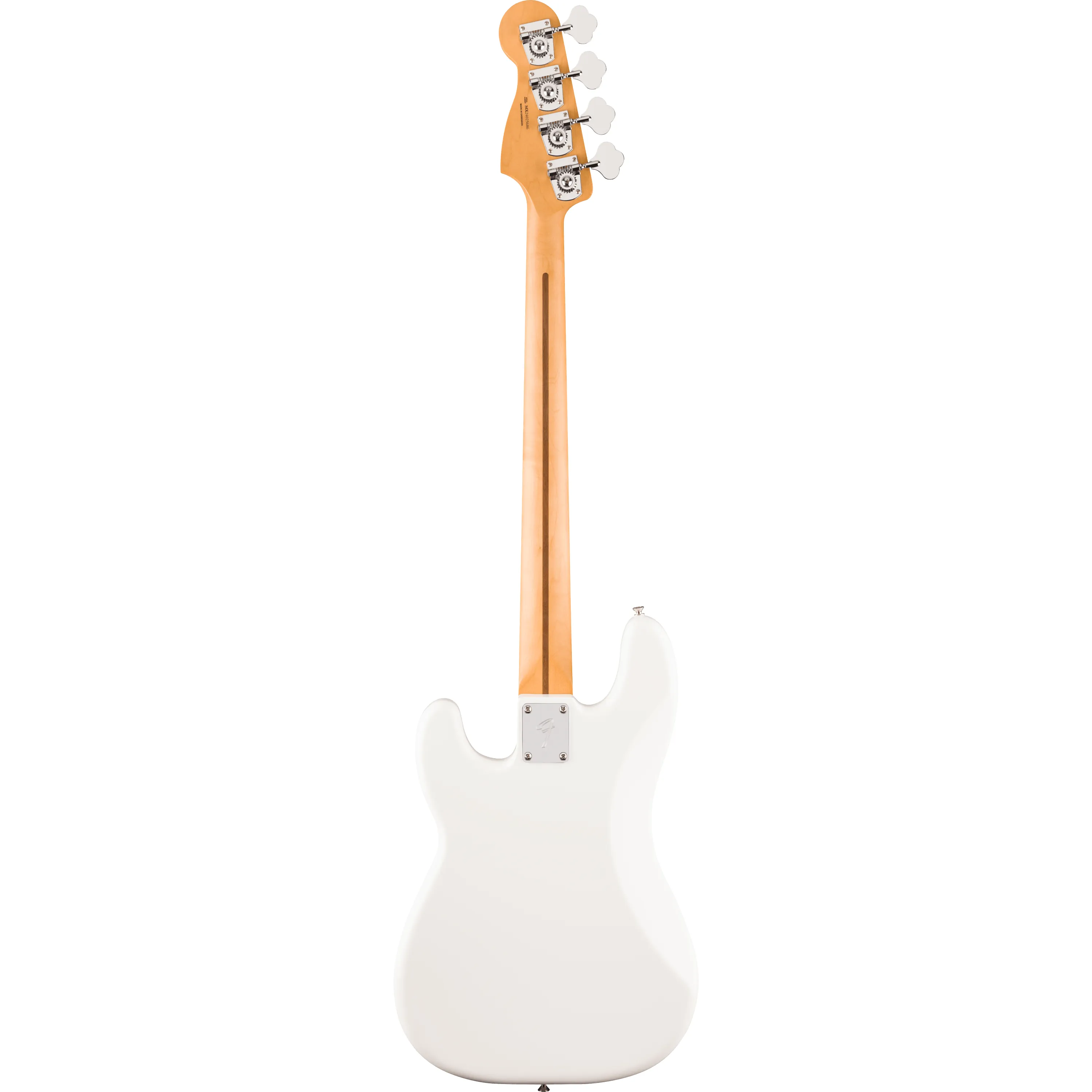 Fender Player II Precision Bass RW Polar White back view