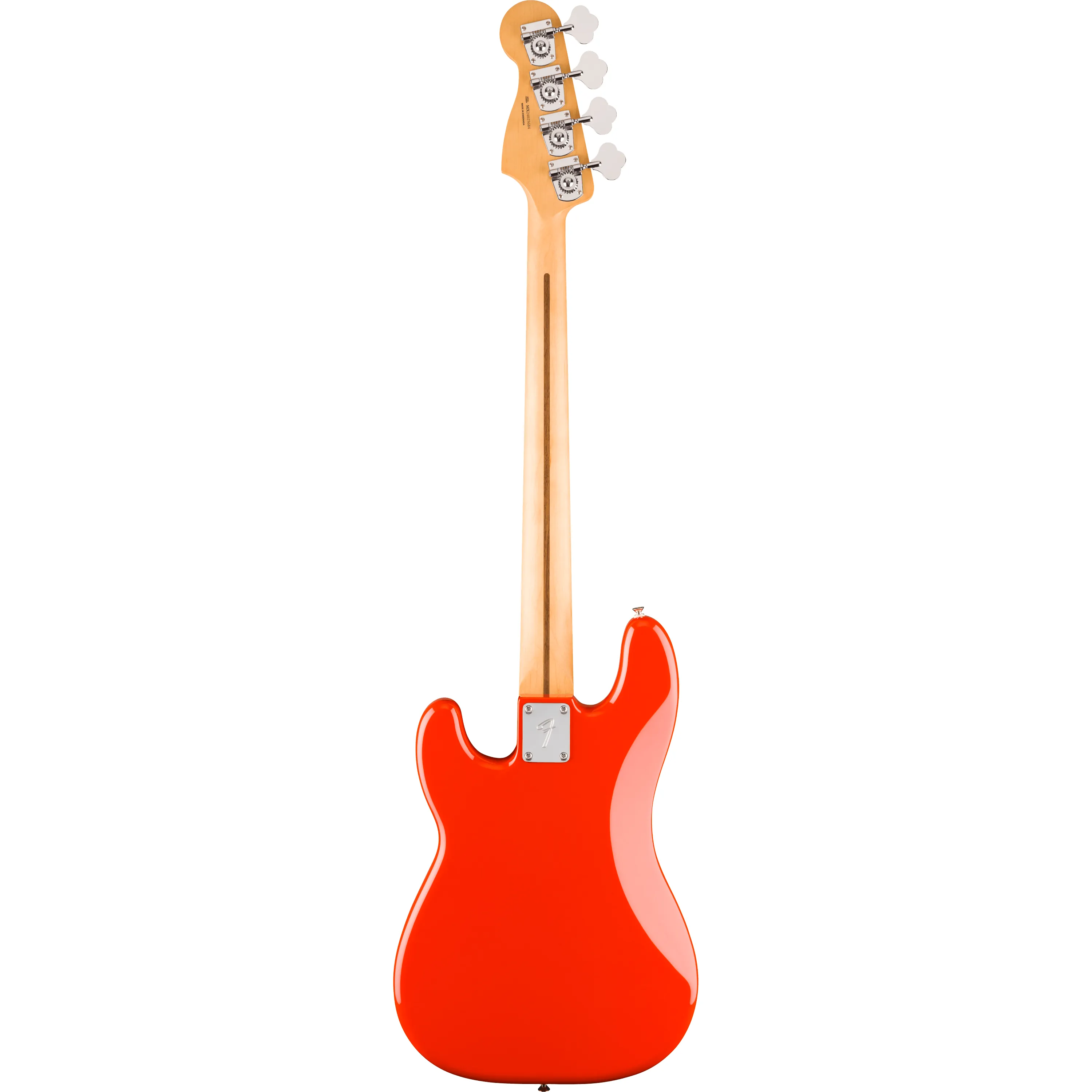 Fender Player II Precision Bass RW Coral Red back view