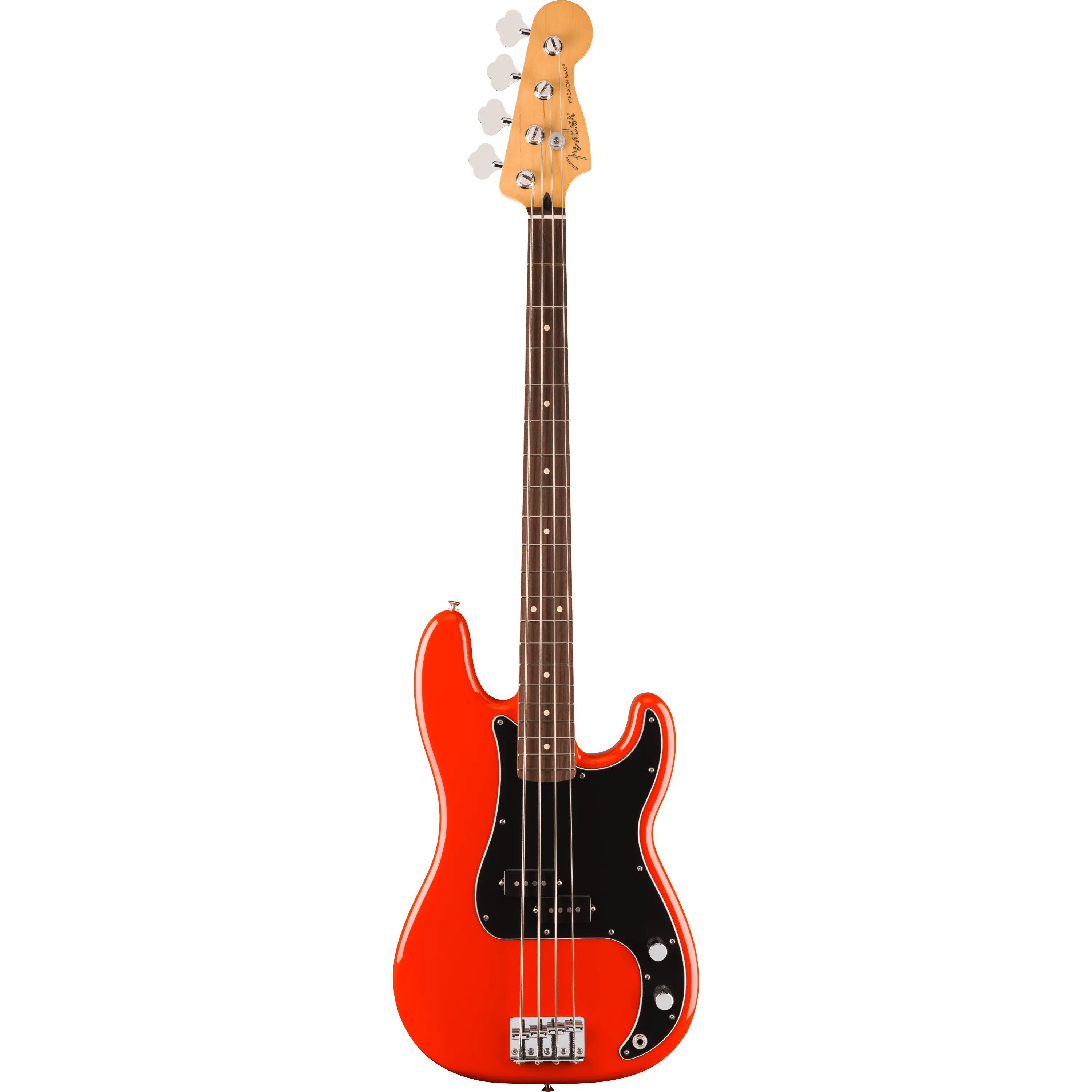 Fender Player II Precision Bass RW Coral Red front view
