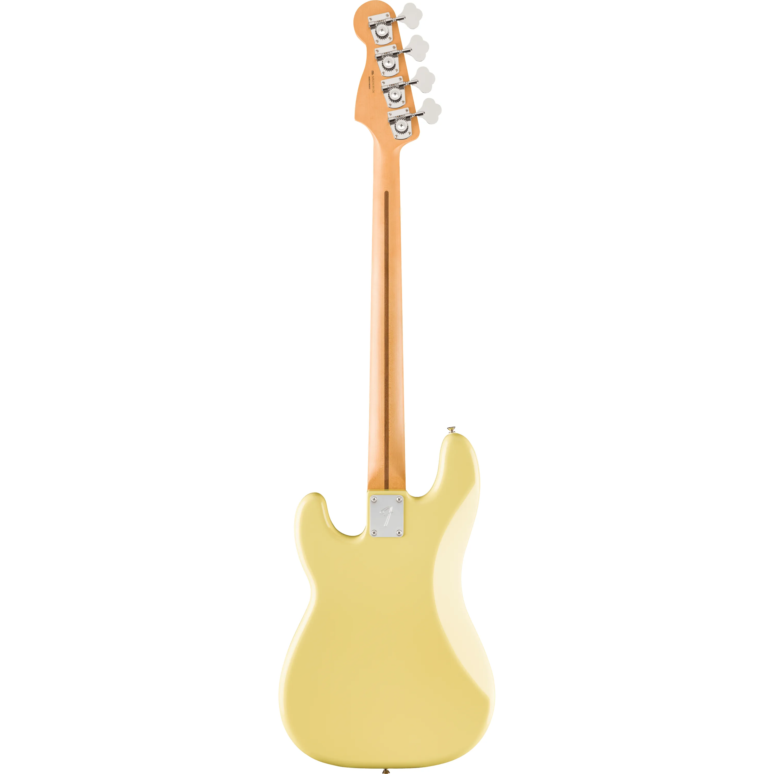 Fender Player II Precision Bass MN Hialeah Yellow back view